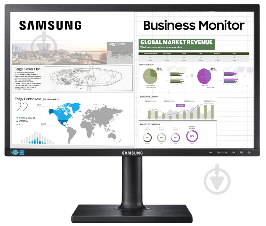 Монітор Samsung S24E650PL 23,6" (LS24E65UPLX/CI) - фото 3 Монітор Samsung S24E650PL 23,6" (LS24E65UPLX/CI) - фото 3