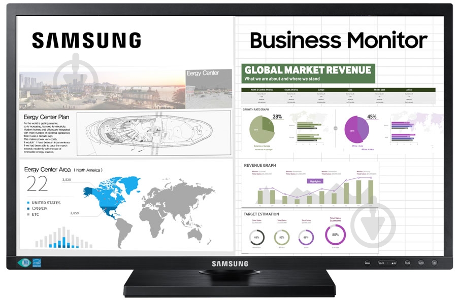 Монітор Samsung S24E650PL 23,6" (LS24E65UPLX/CI) - фото 2 Монітор Samsung S24E650PL 23,6" (LS24E65UPLX/CI) - фото 2