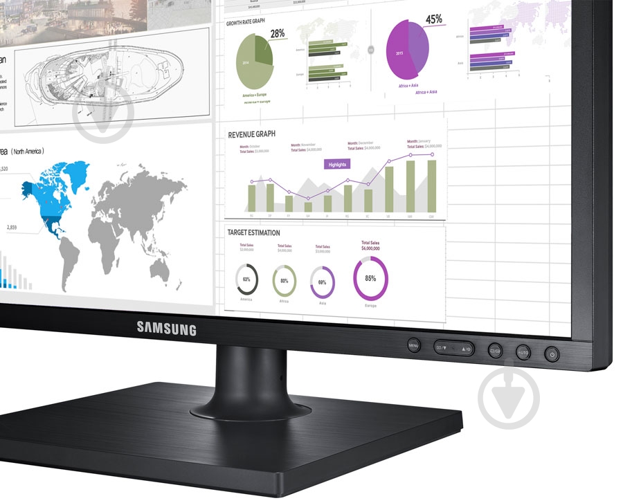 Монітор Samsung S24E650PL 23,6" (LS24E65UPLX/CI) - фото 9 Монітор Samsung S24E650PL 23,6" (LS24E65UPLX/CI) - фото 9