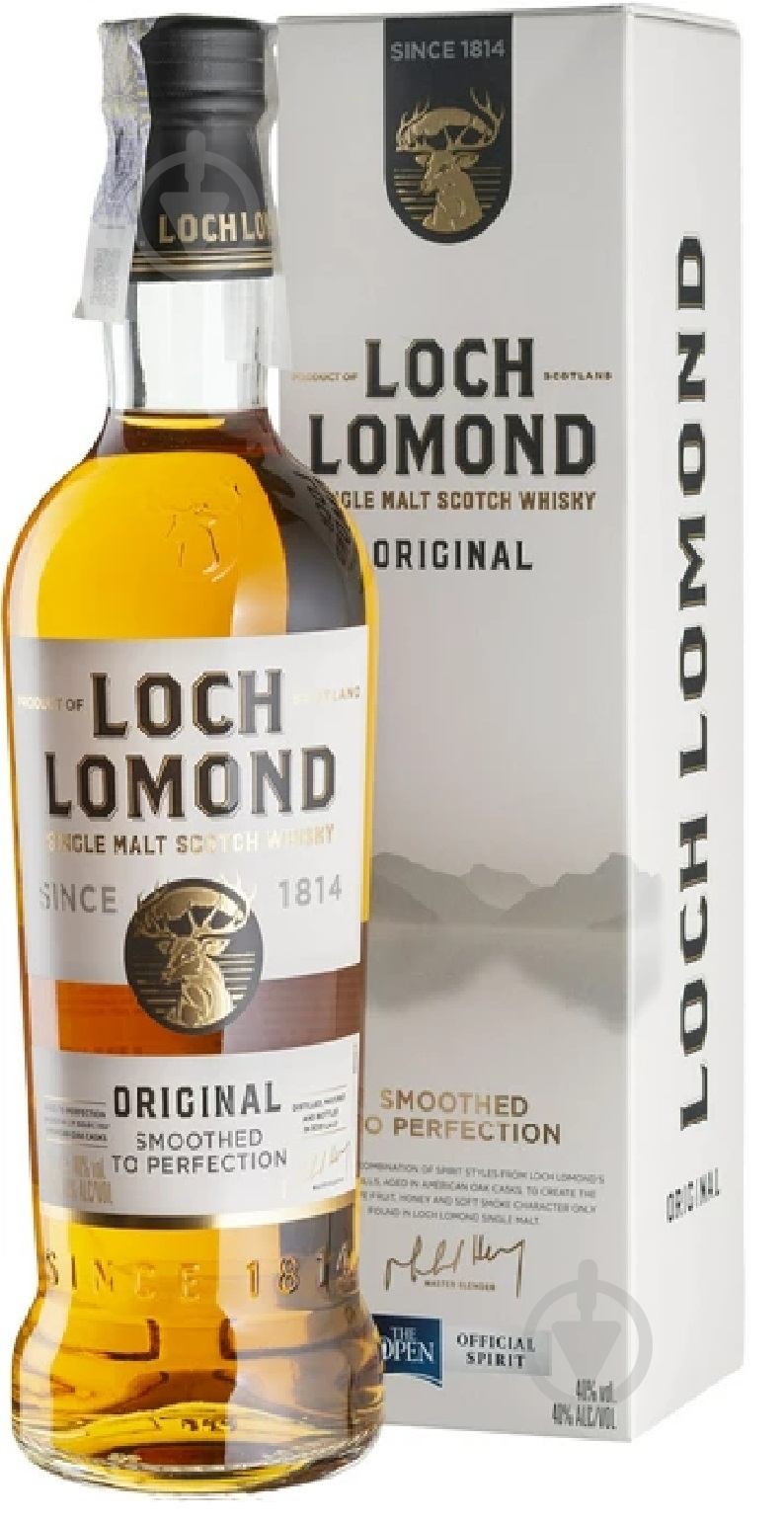 Віскі Loch Lomond Original 6уо 40% в подарунковій коробці 1 л - фото 1