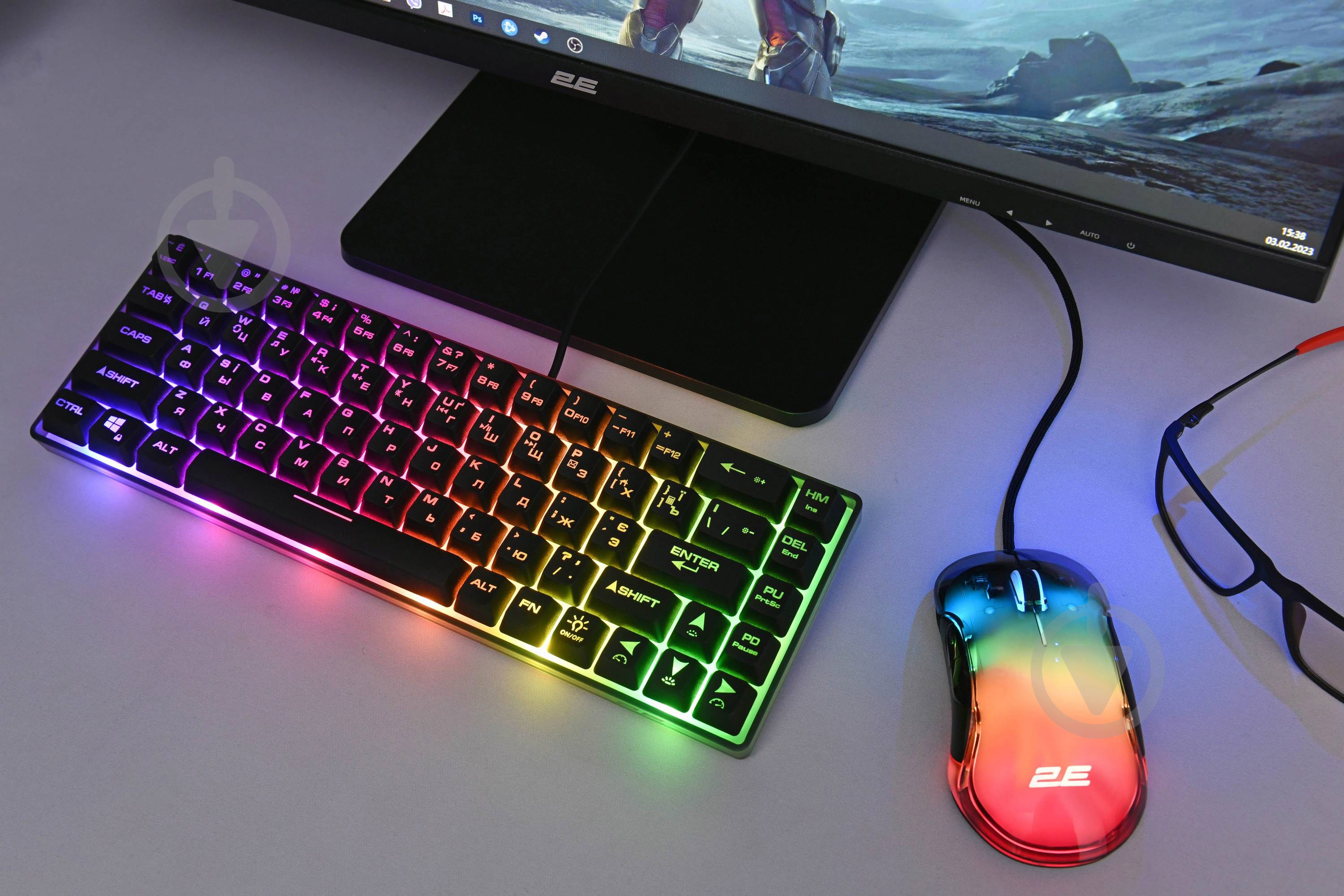 Мышь 2E Gaming MG345 RGB USB transparent (2E-MG345TR) - фото 8