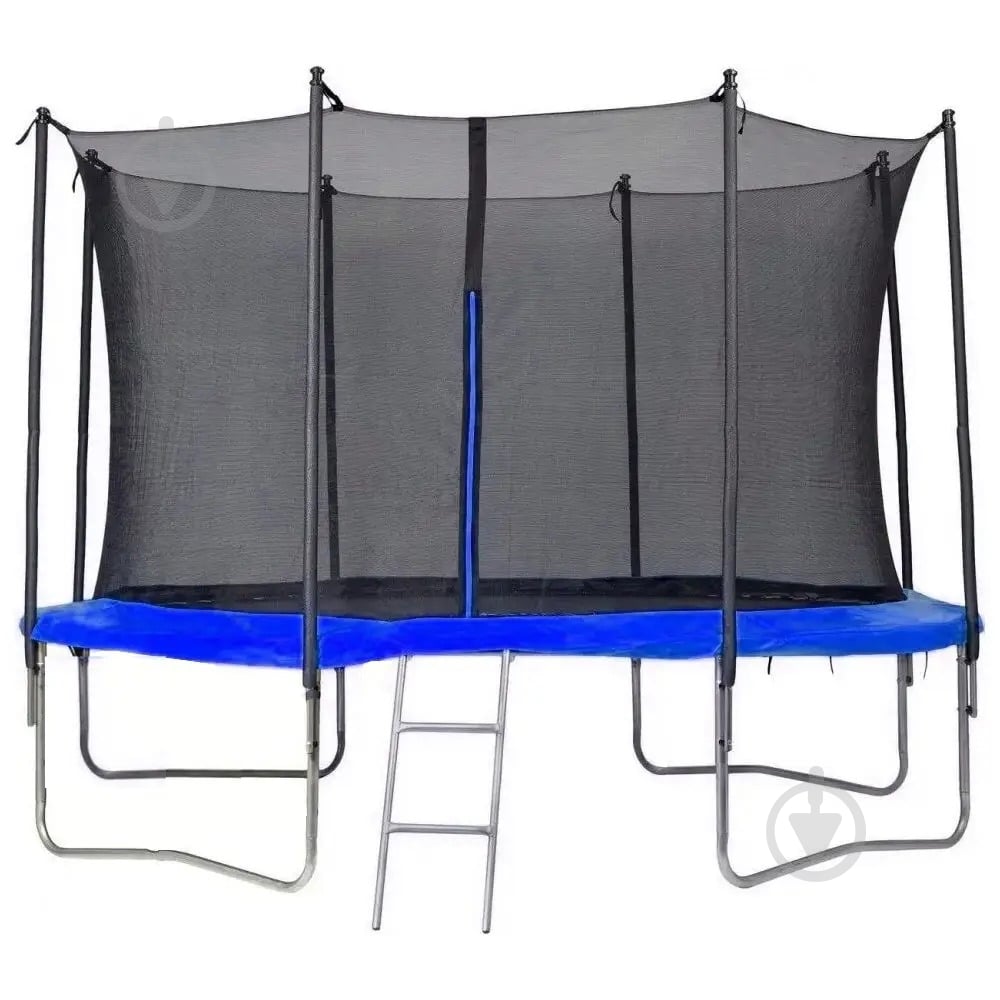 Батут с сеткой и лесенкой Supretto синий (8099) - фото 1 Батут с сеткой и лесенкой Supretto синий (8099) - фото 1