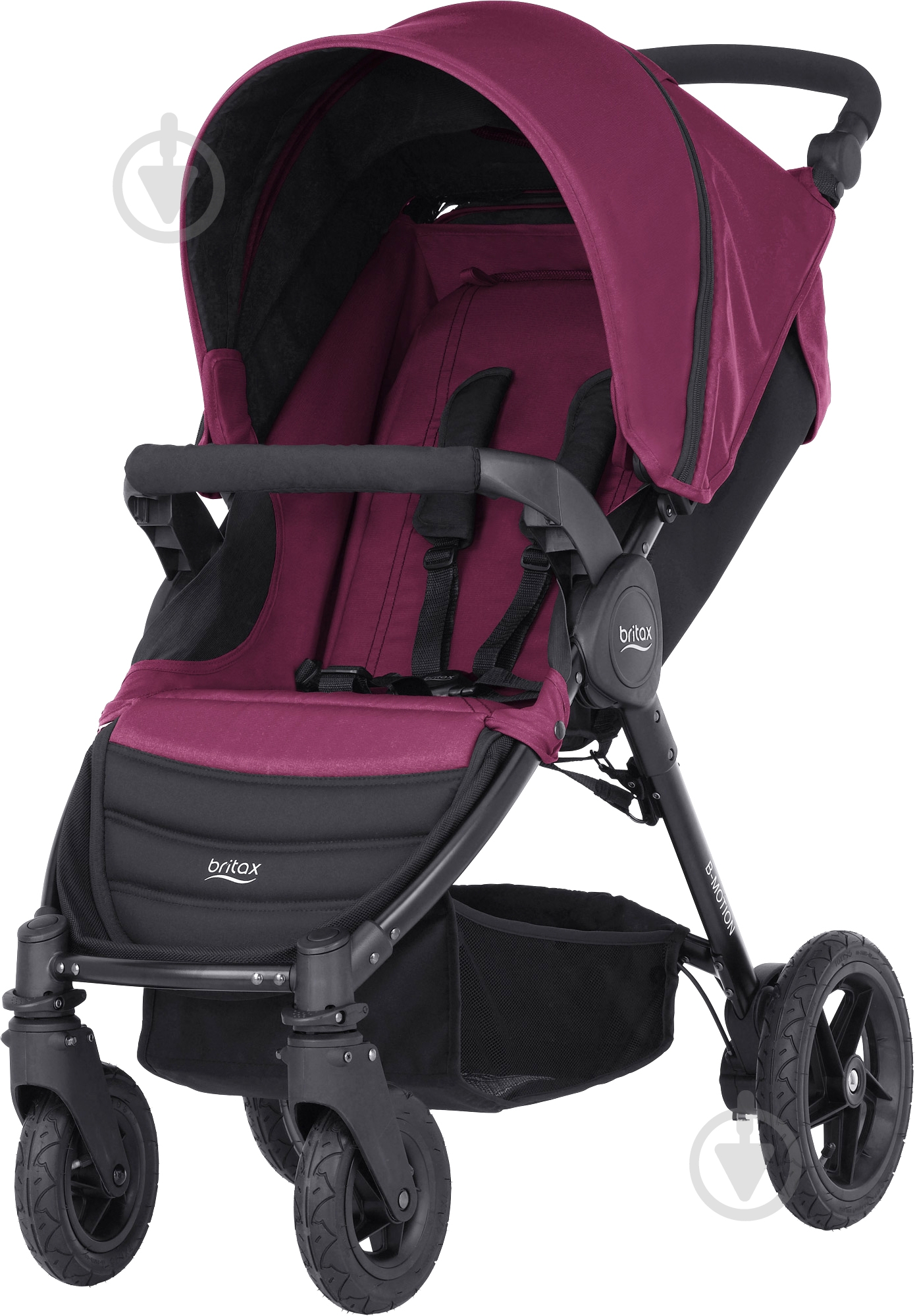 Коляска прогулочная Britax B-Motion 4 Wine Red 2000025707 - фото 1