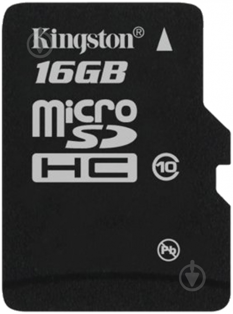 Карта памяти Kingston microSDHC 16GB Class 10 UHS-I (SDC10/16GBSP) - фото 1 Карта памяти Kingston microSDHC 16GB Class 10 UHS-I (SDC10/16GBSP) - фото 1