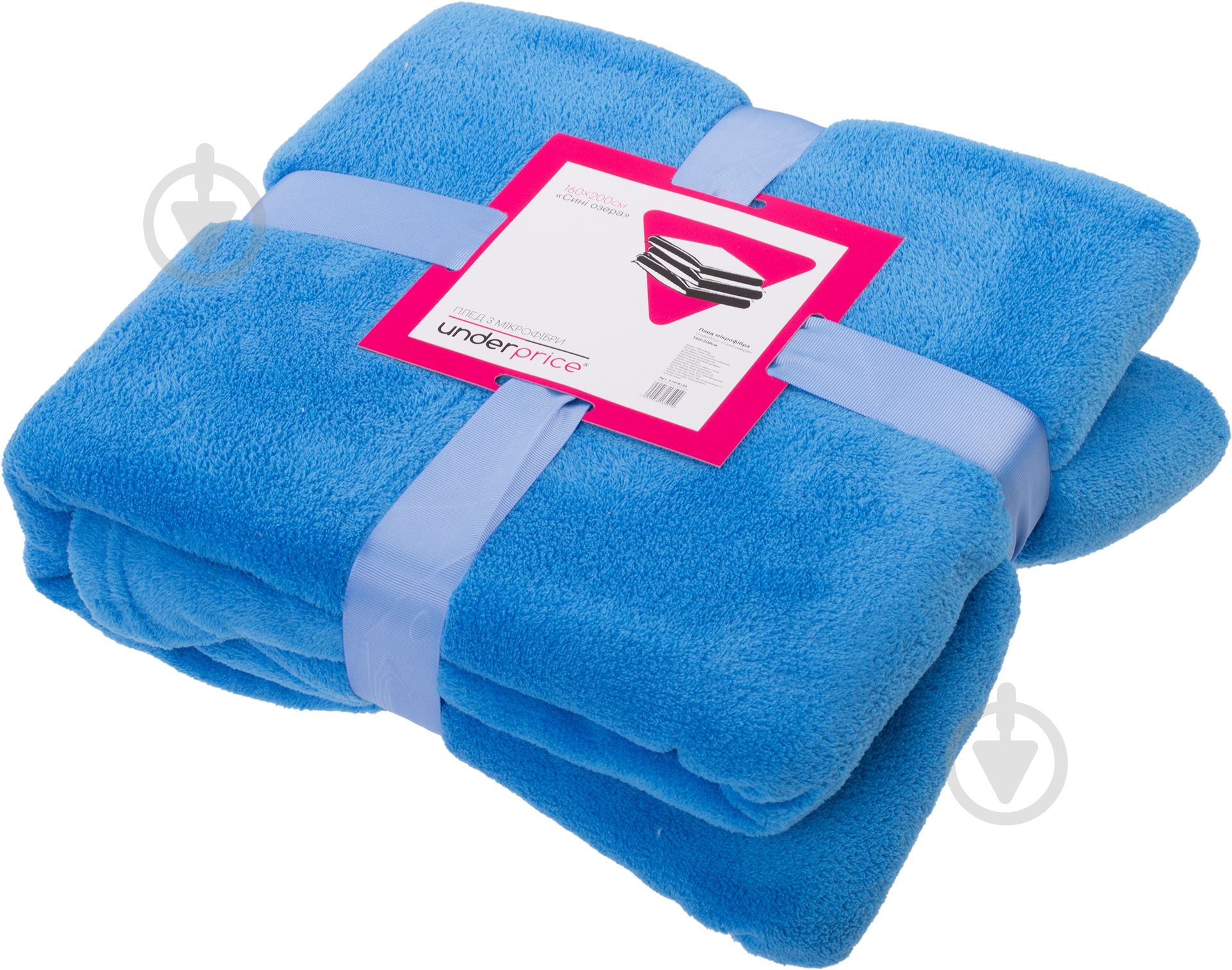 Плед Синие озера 160x200 см синий Underprice - фото 3 Плед Синие озера 160x200 см синий Underprice - фото 3