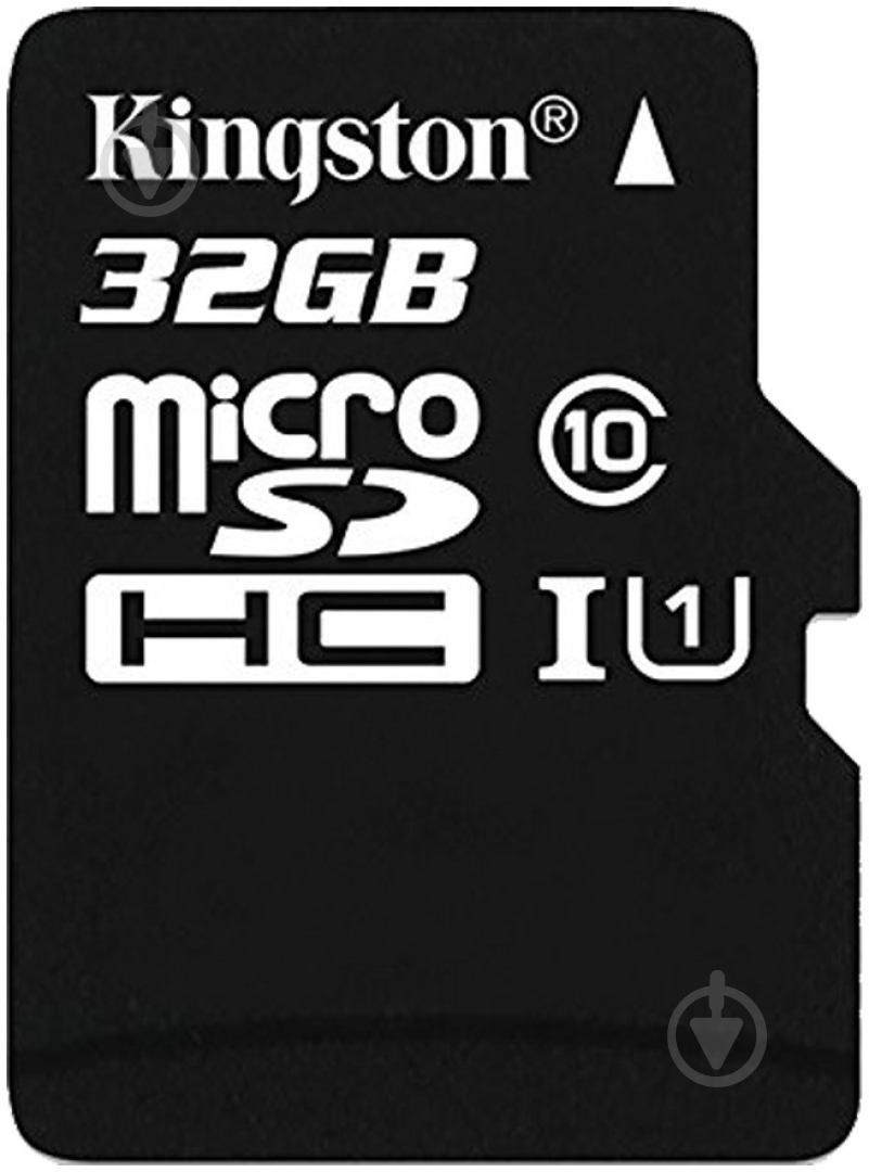 Карта памяти Kingston microSDHC 32GB (SDC10/32GBSP) - фото 1