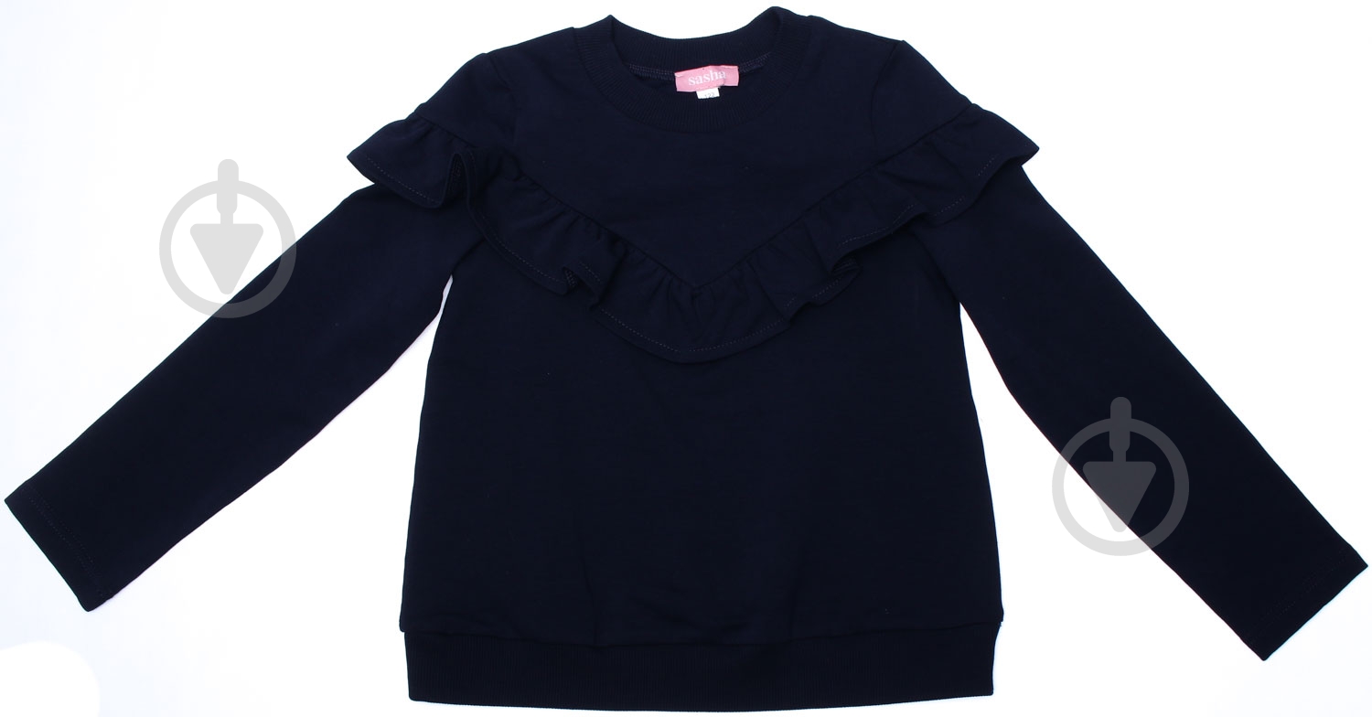 Реглан для девочки Sasha р.146 синий 4394/1 - фото 2 Реглан для девочки Sasha р.146 синий 4394/1 - фото 2