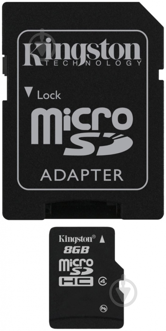 Карта пам'яті Kingston microSDHC 8GB Class 4 (SDC4/8GB) - фото 2 Карта пам'яті Kingston microSDHC 8GB Class 4 (SDC4/8GB) - фото 2