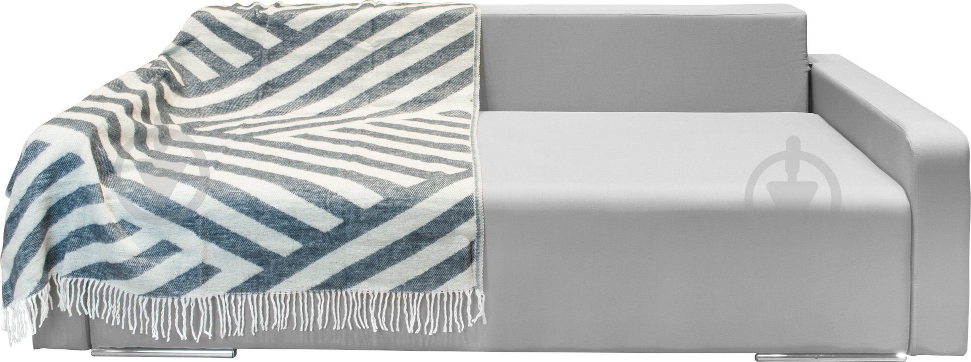 Плед Диагональ 140x200 см серый Ярослав - фото 1 Плед Диагональ 140x200 см серый Ярослав - фото 1