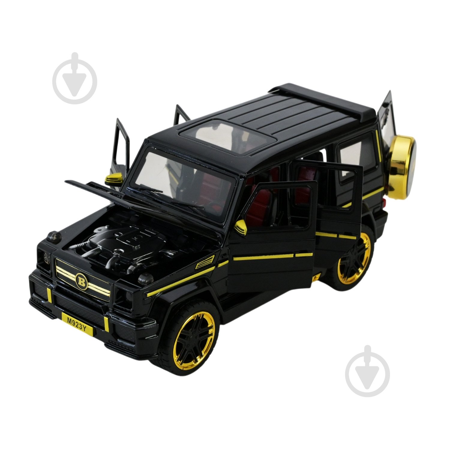 Машинка Автопром 1:24 черная AP7719 - фото 2 Машинка Автопром 1:24 черная AP7719 - фото 2