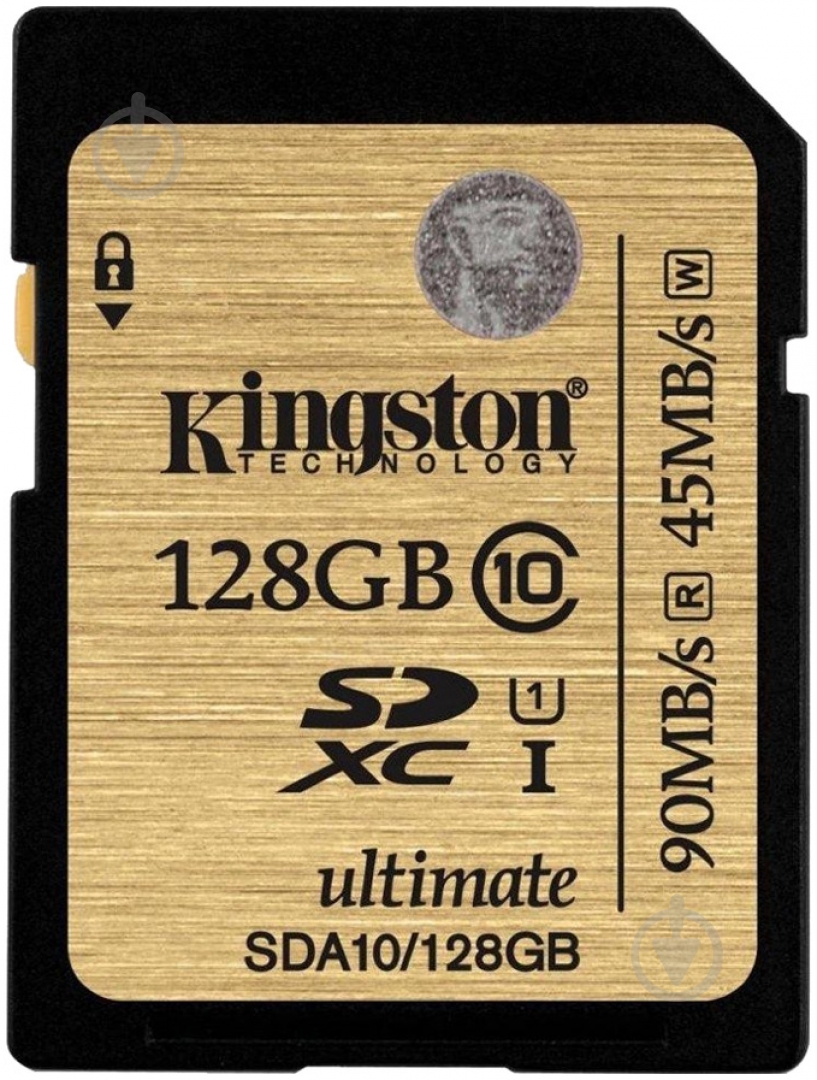 Карта памяти Kingston Ultimate SDXC (SDA10/128GB) - фото 1