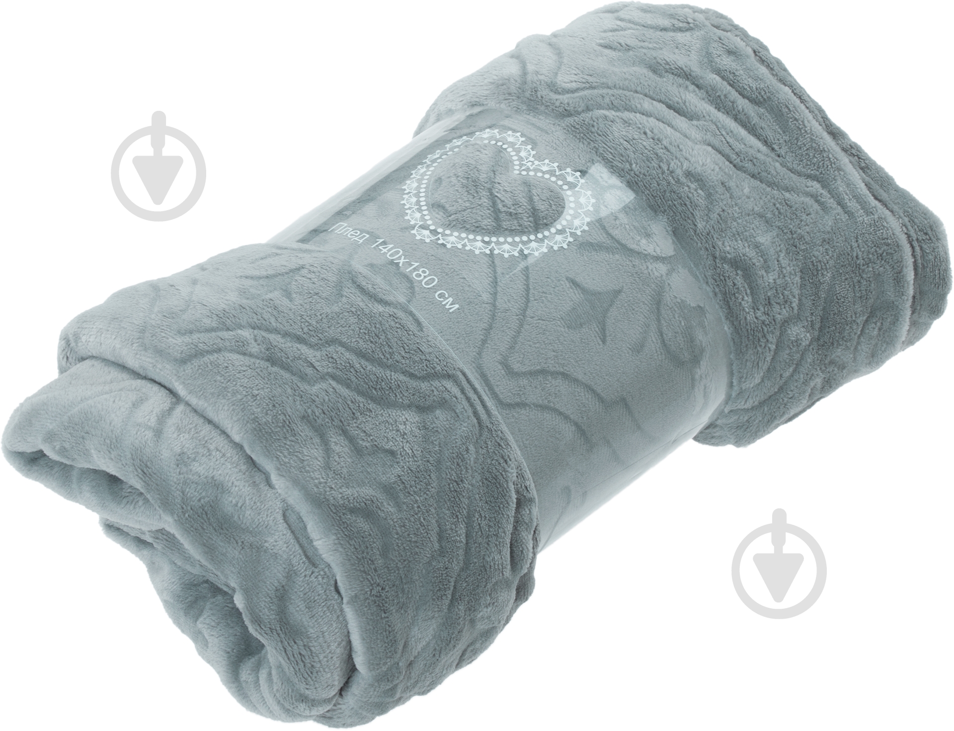 Плед Glory 140x180 см серый Underprice - фото 3 Плед Glory 140x180 см серый Underprice - фото 3