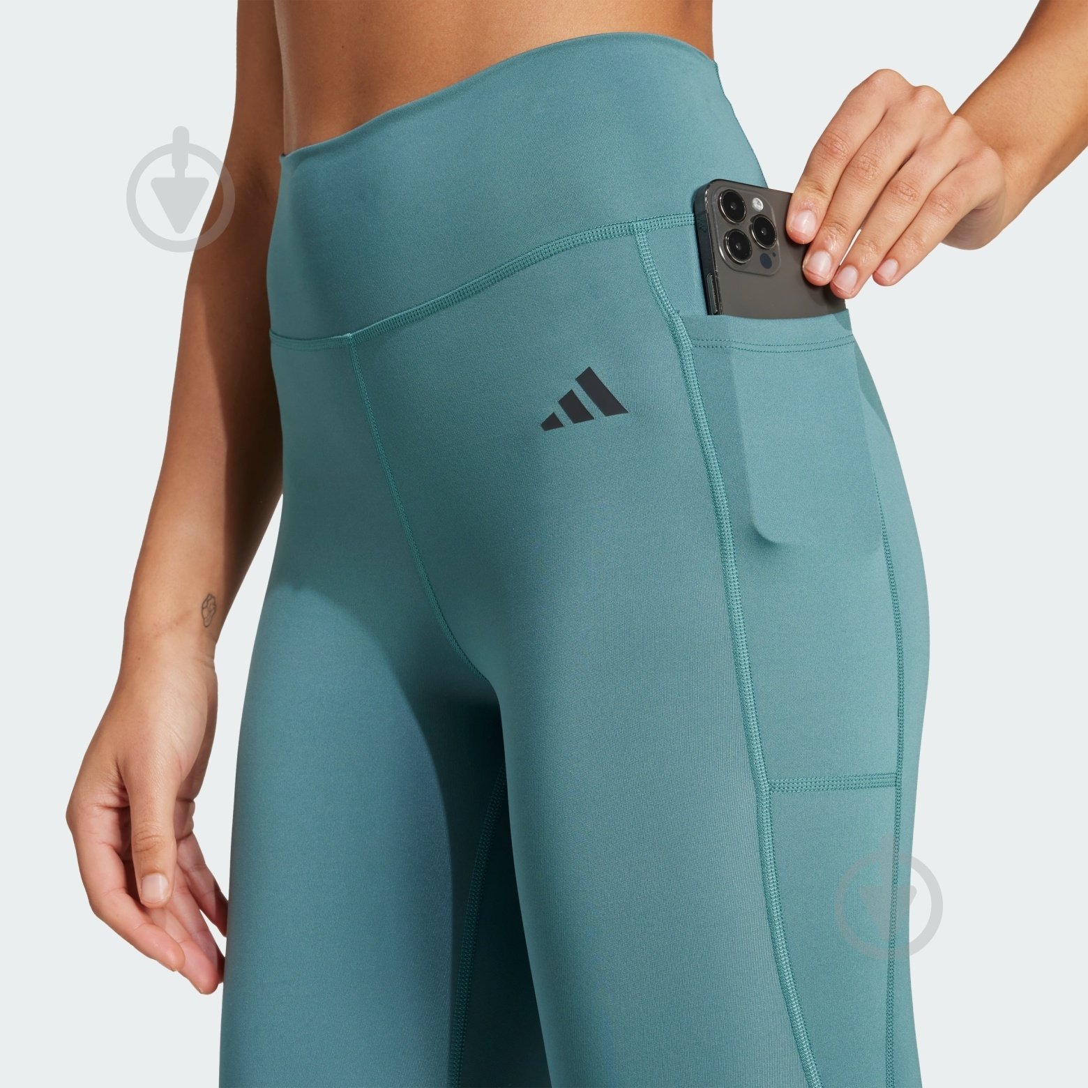 Лосини Adidas OPT ESS ST 1/1 JW7645 р.XL зелений - фото 3 Лосини Adidas OPT ESS ST 1/1 JW7645 р.XL зелений - фото 3