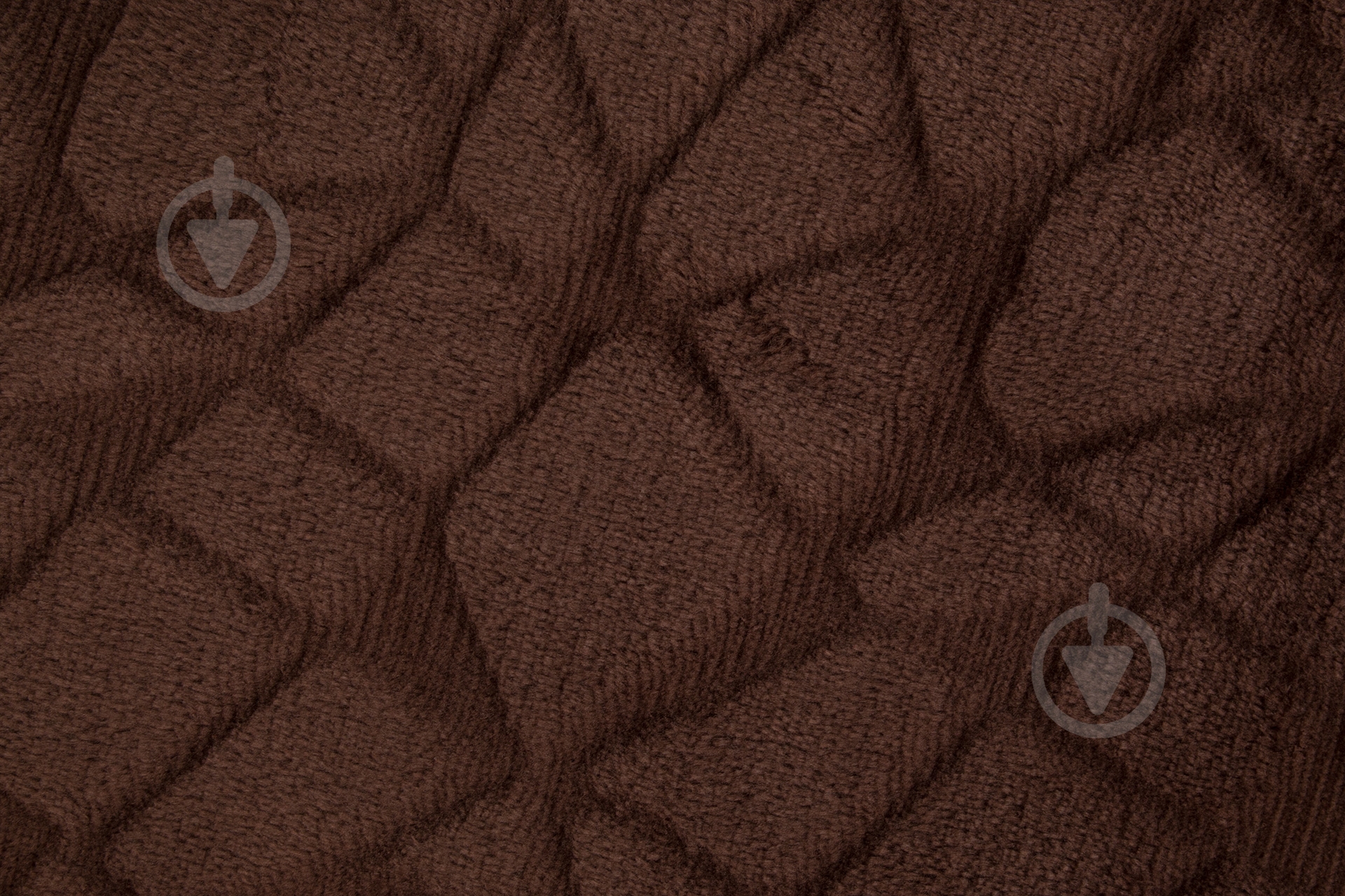 Плед фланель Glory 140x180 см шоколадный UP! (Underprice) - фото 2