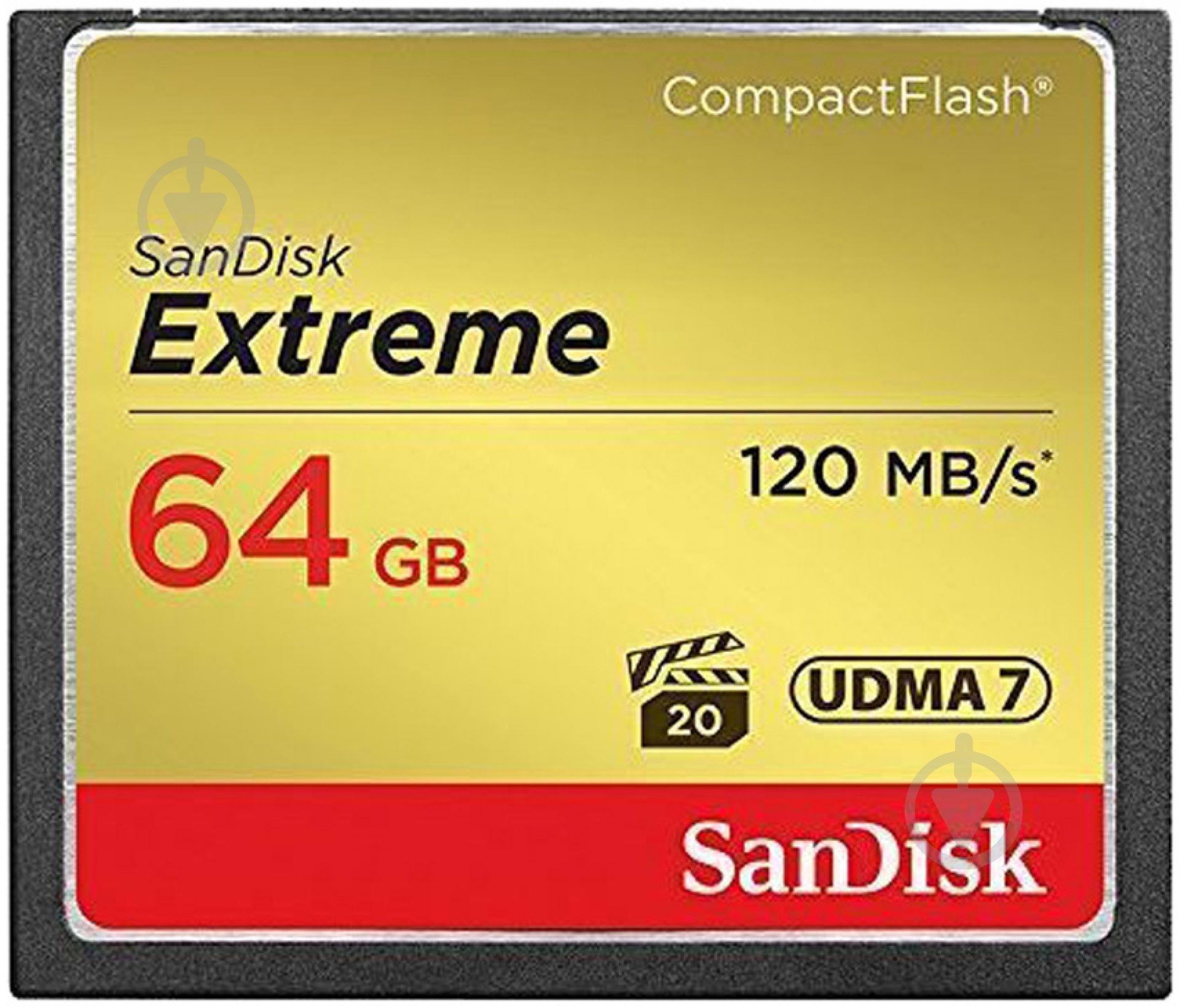 Карта пам'яті SanDisk Compact Flash 64GB (SDCFXSB-064G-G46) - фото 1