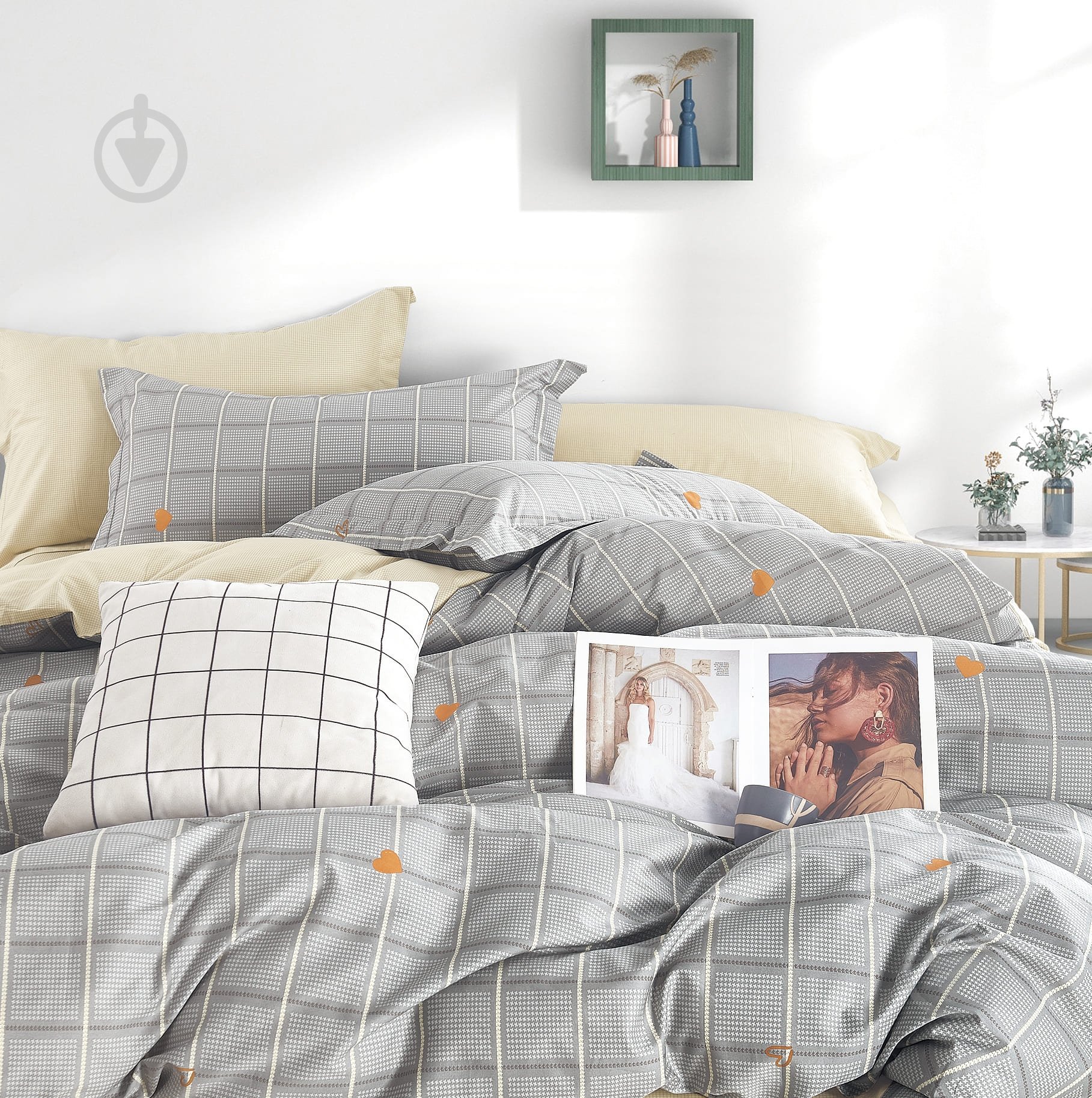 Комплект постельного белья 2,0 SQUARE мульти La Nuit - фото 1