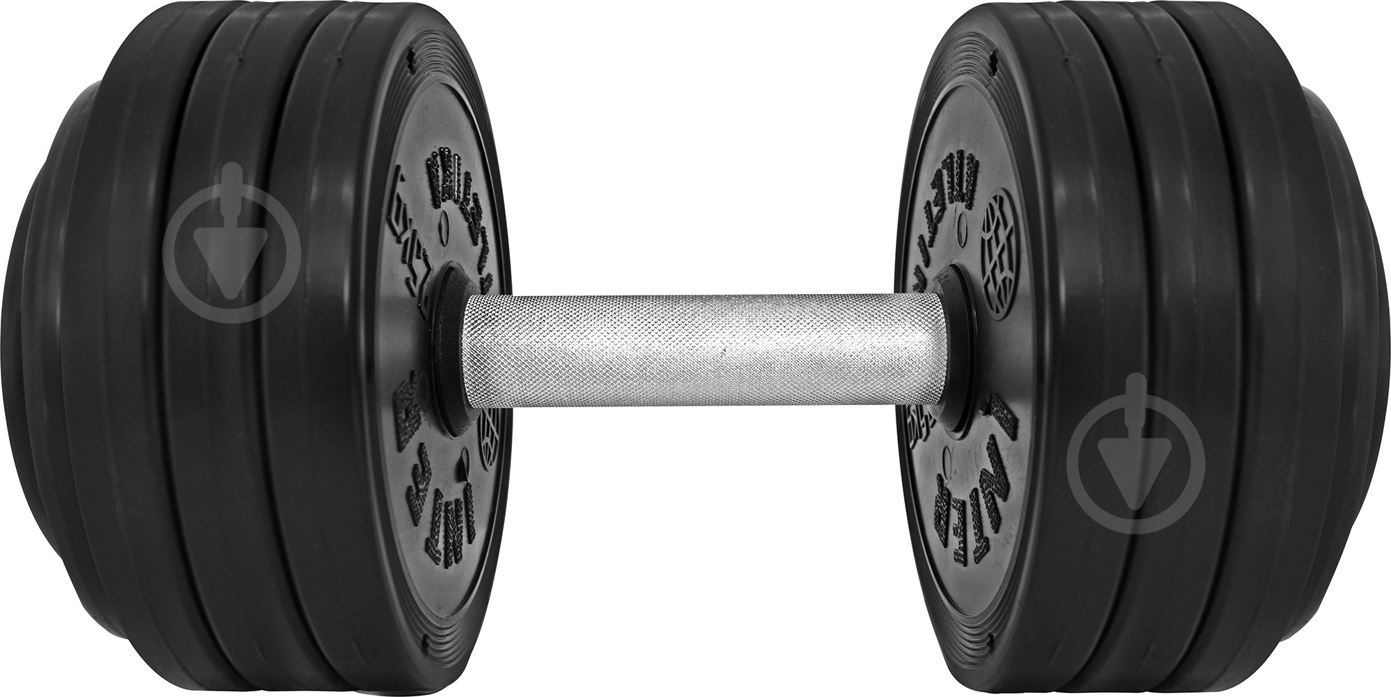 Гантель InterAtletika ST552.20 20 кг черный - фото 2