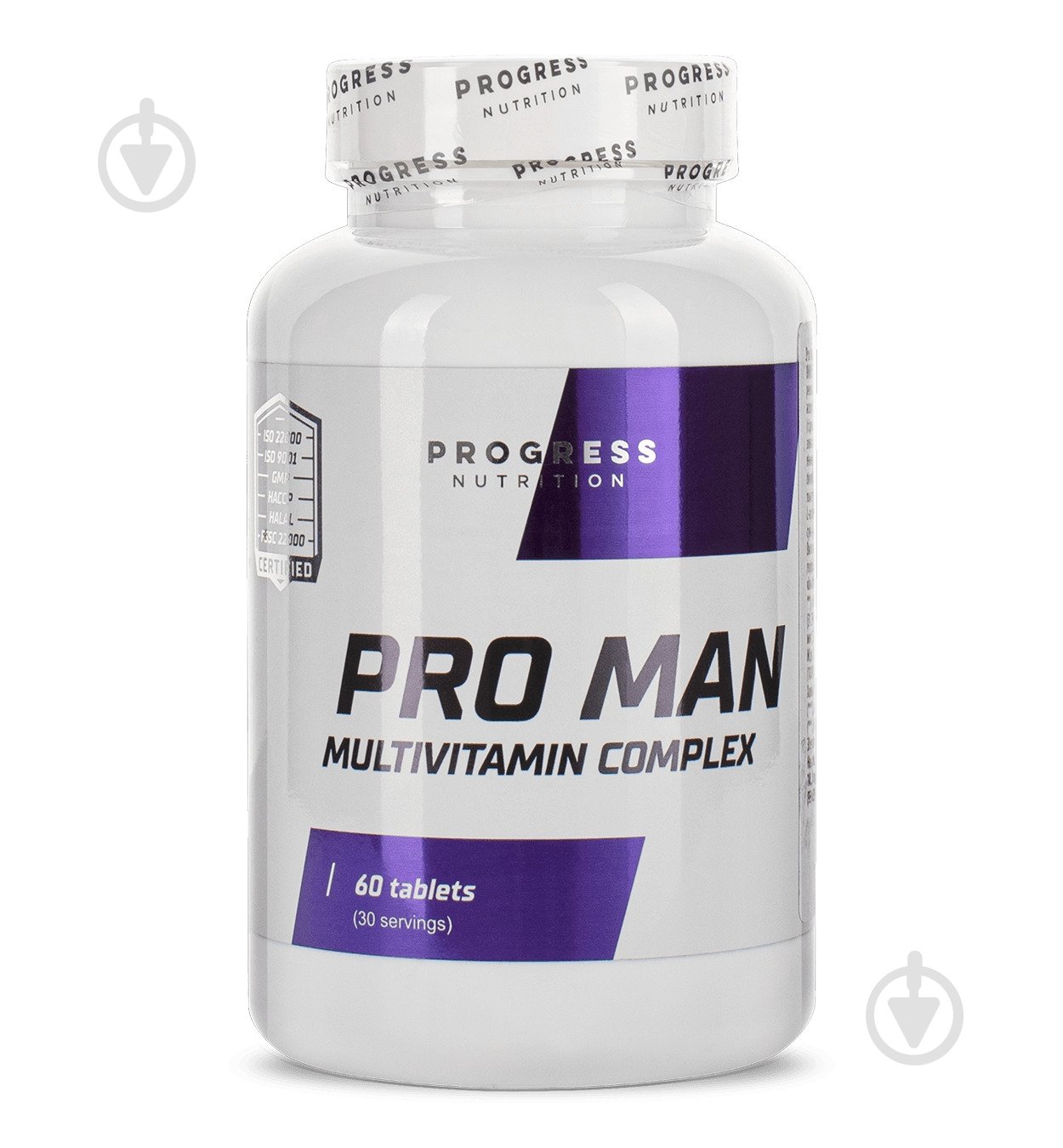Витаминно-минеральный комплекс Progress Nutrition Pro Man 60 шт./уп. 84 г - фото 1 Витаминно-минеральный комплекс Progress Nutrition Pro Man 60 шт./уп. 84 г - фото 1