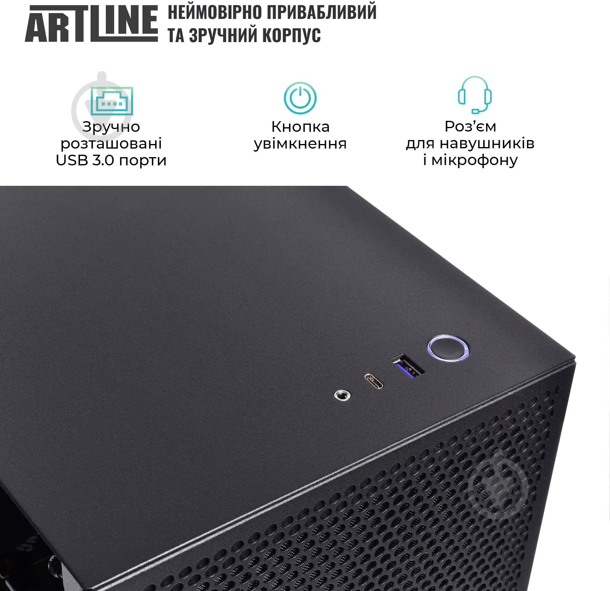 Компьютер Artline SILENT SL8 (SL8v33) black - фото 7