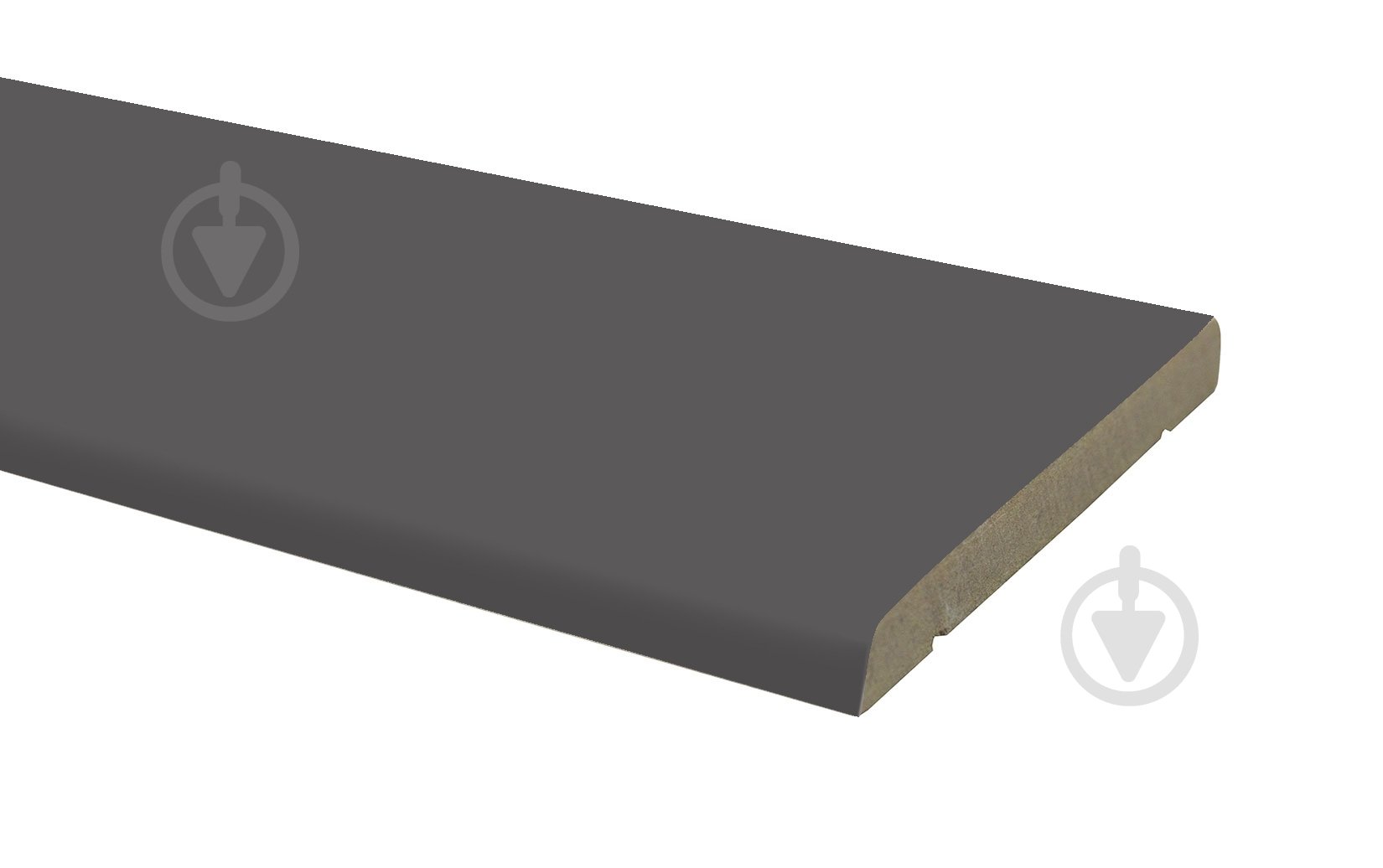 Наличник прямоугольный Cortex ПВХ (компл 2,5 шт.) ОМиС 8х70х2200 мм графит silk matt - фото 1