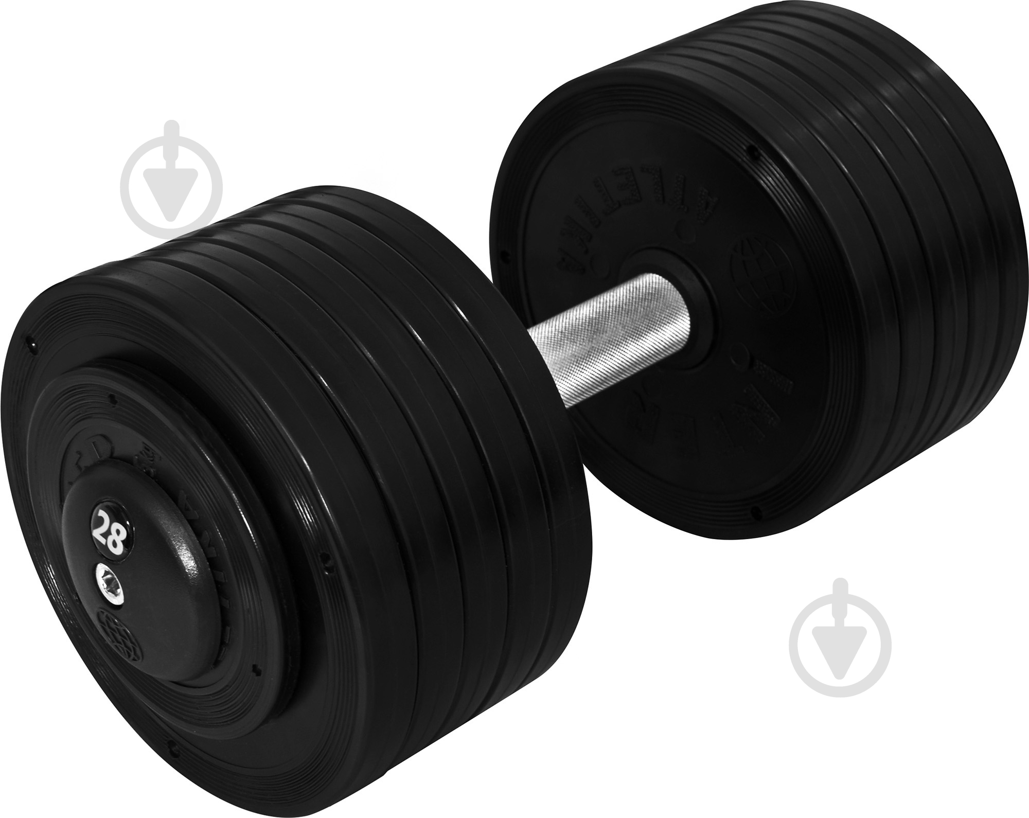 Гантель InterAtletika ST552.28 28 кг черный - фото 1 Гантель InterAtletika ST552.28 28 кг черный - фото 1