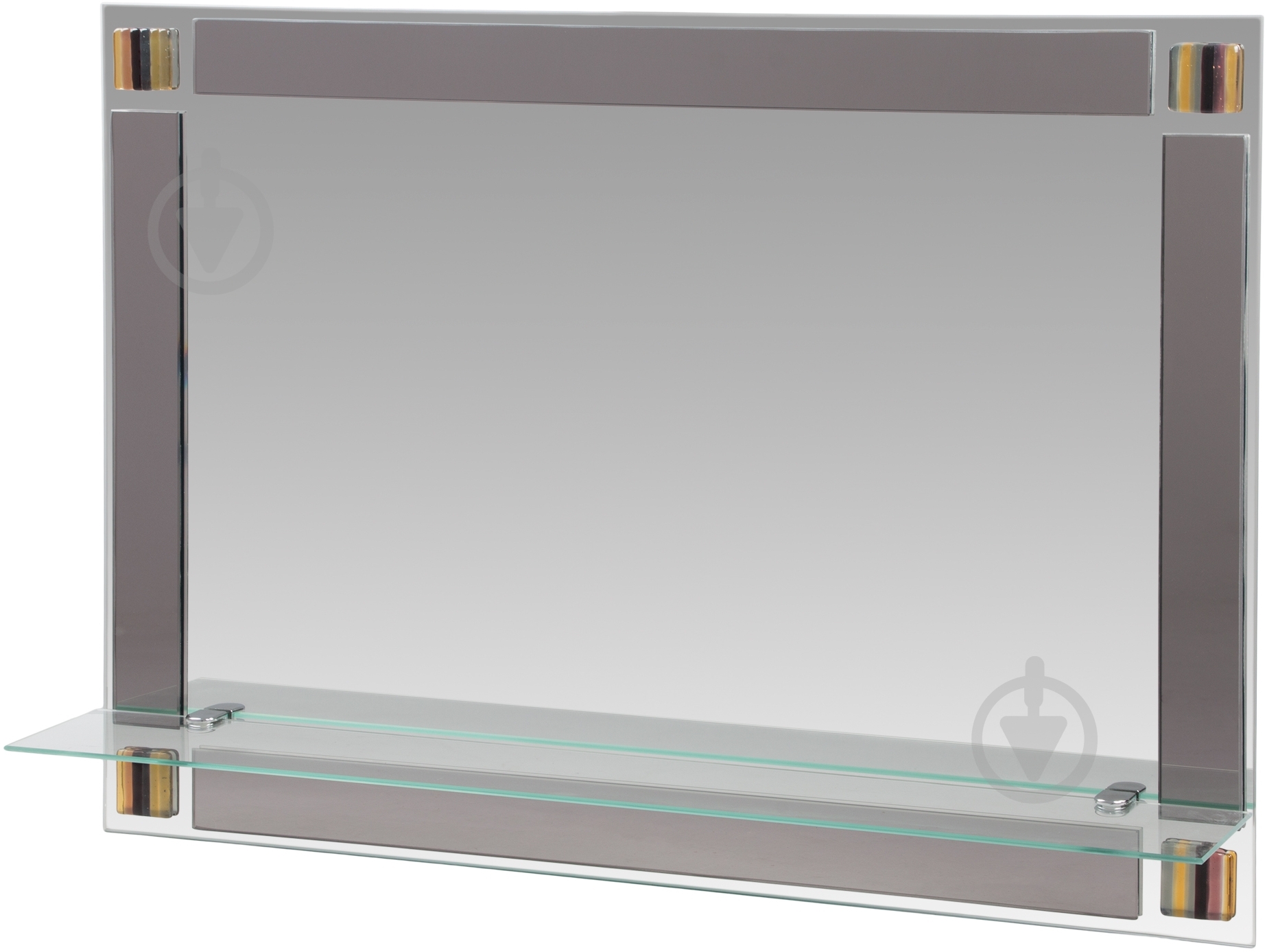 Зеркало ТЕТРА №126 ГРАФИТ 78х55 - фото 1 Зеркало ТЕТРА №126 ГРАФИТ 78х55 - фото 1