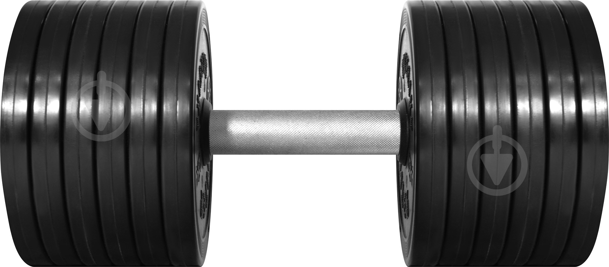 Гантель InterAtletika ST552.32 32 кг черный - фото 3