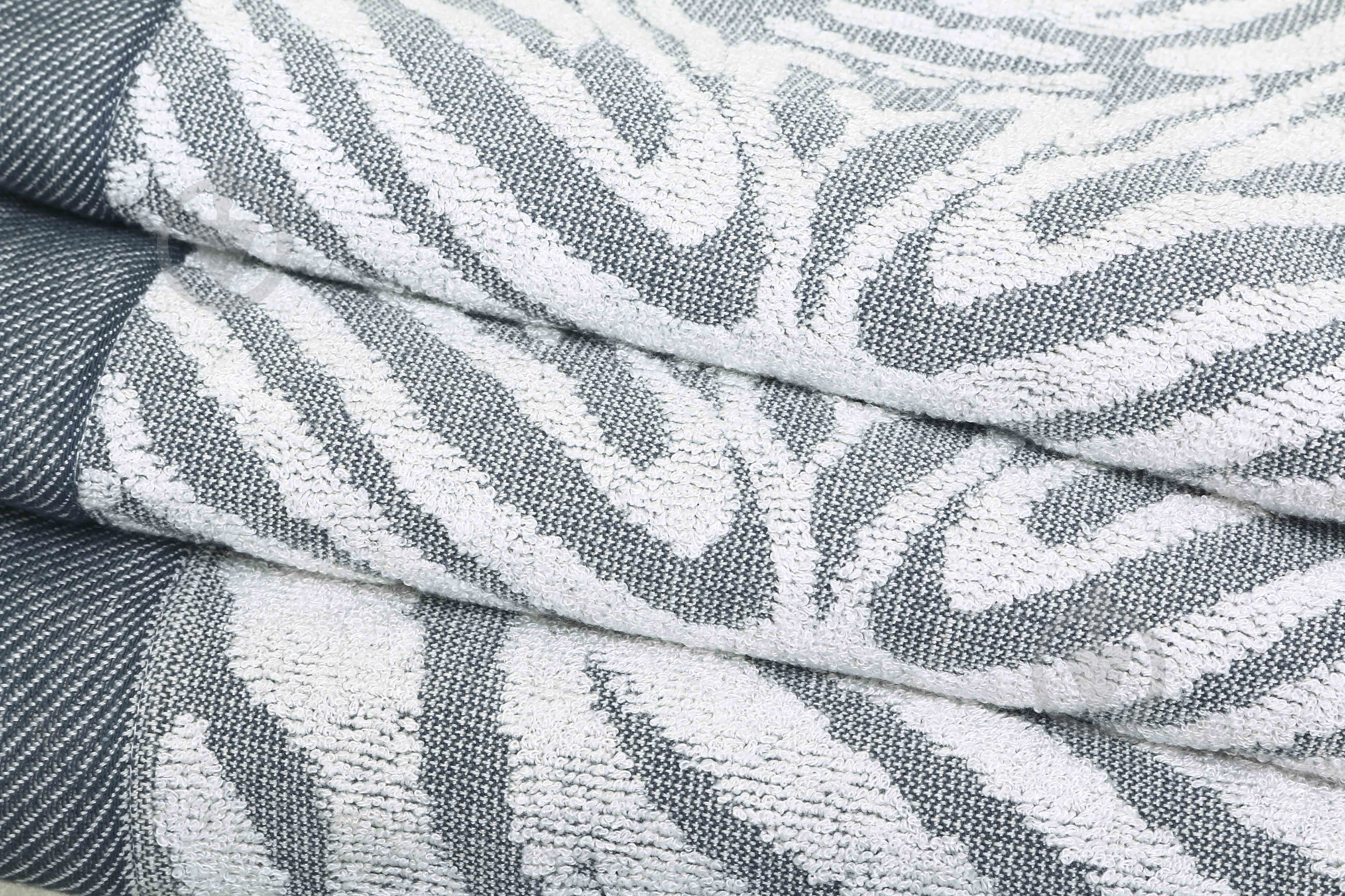 Рушник махровий Zebra 50x90 см сірий Texpol - фото 2