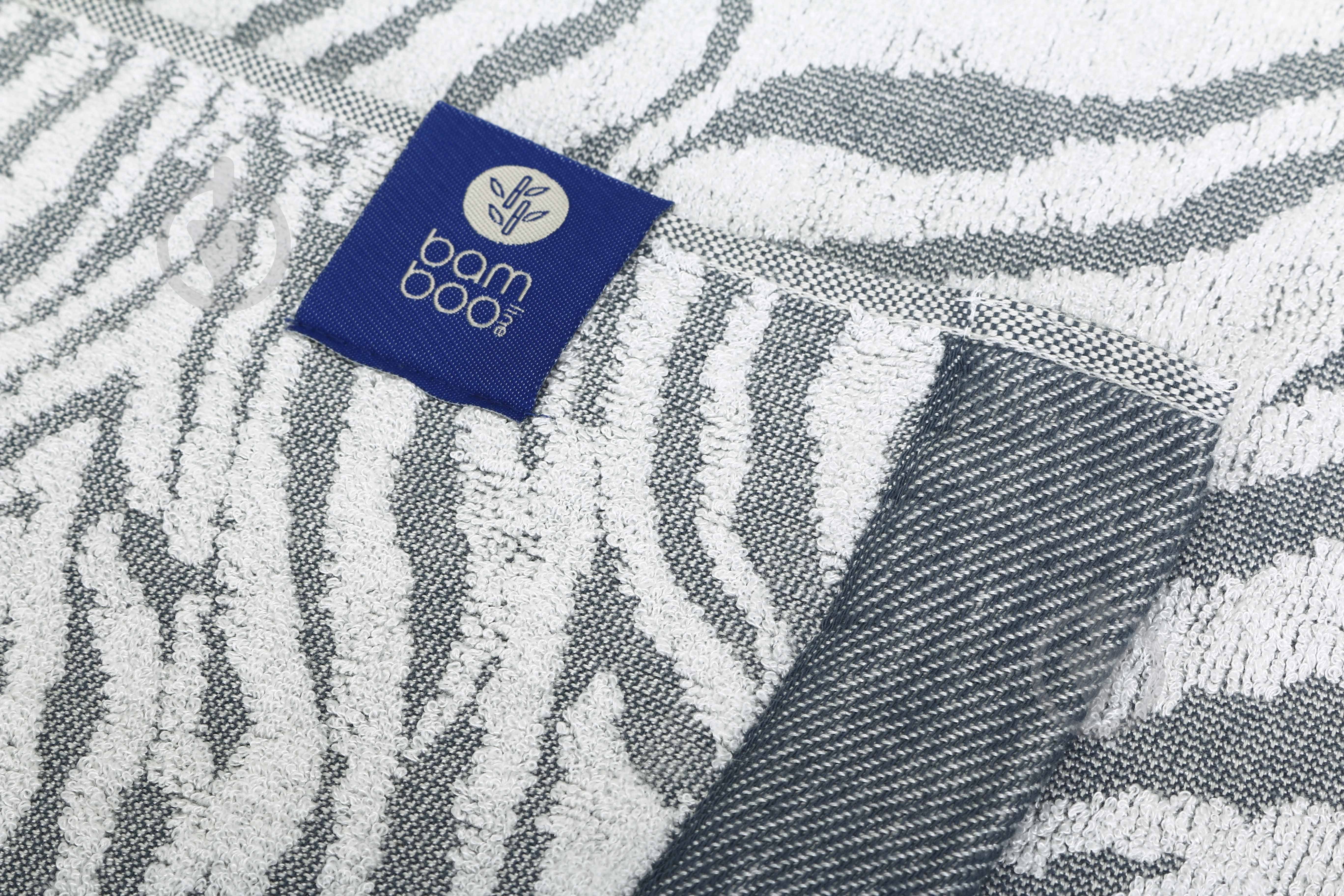 Рушник махровий Zebra 50x90 см сірий Texpol - фото 3