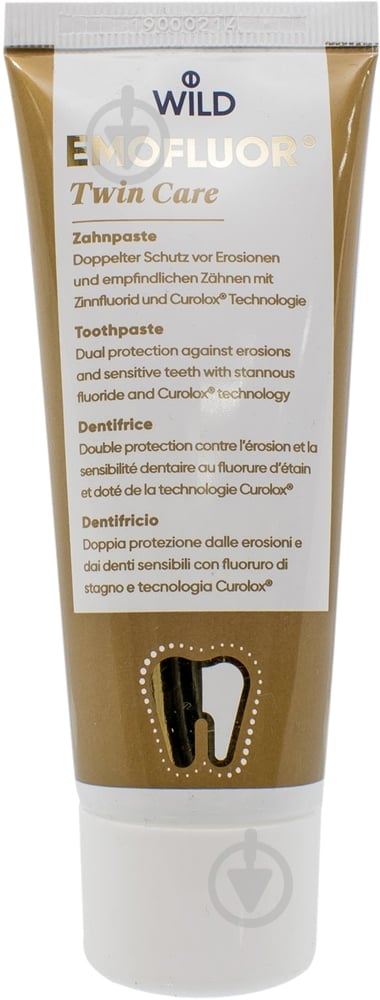 Зубна паста Dr. Wild Emofluor Pro Twin Care 75 мл - фото 1 Зубна паста Dr. Wild Emofluor Pro Twin Care 75 мл - фото 1