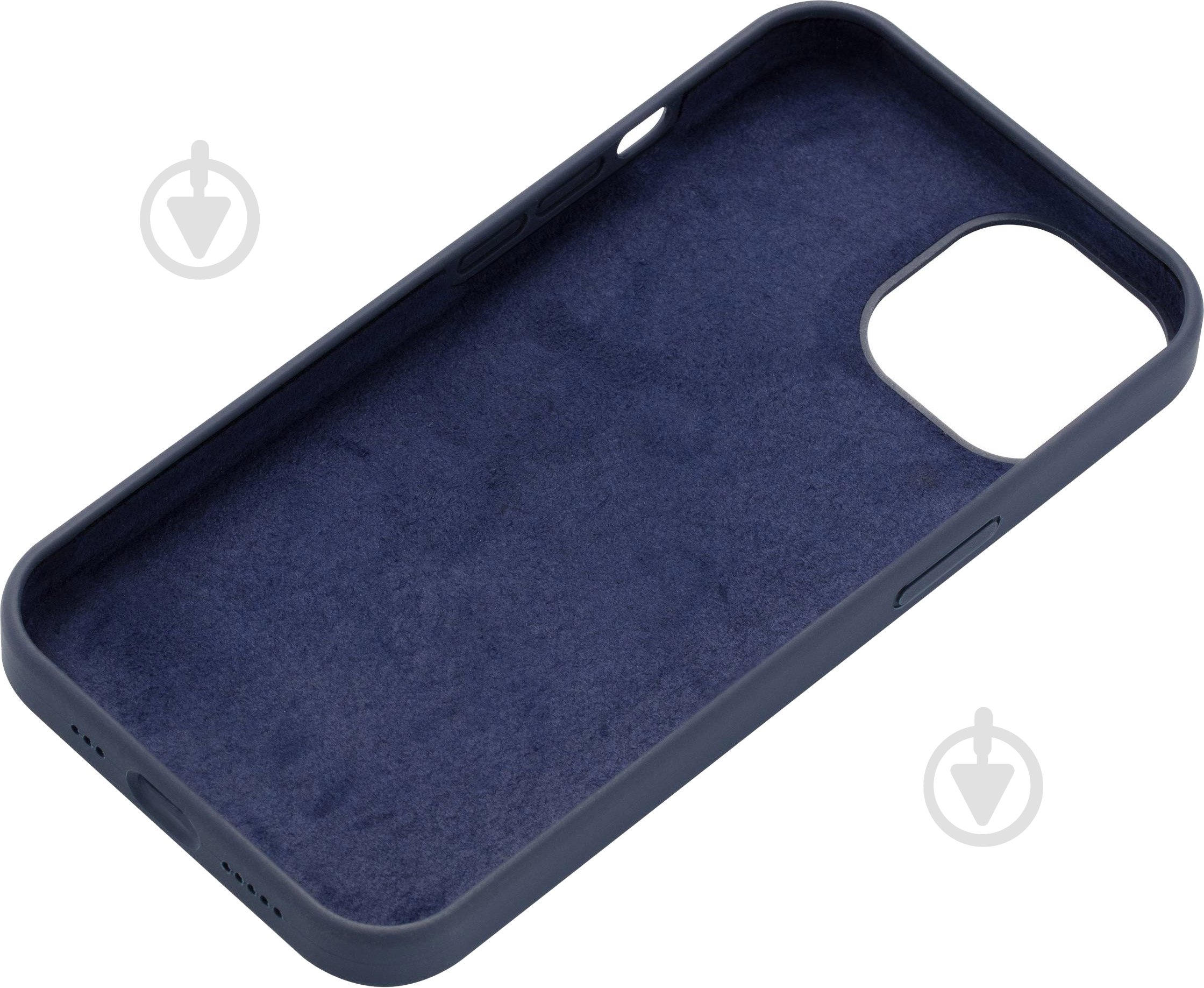 Чехол 2E Basic Liquid Silicone для Apple iPhone 14 midnight blue (2E-IPH-14-OCLS-MB) - фото 2