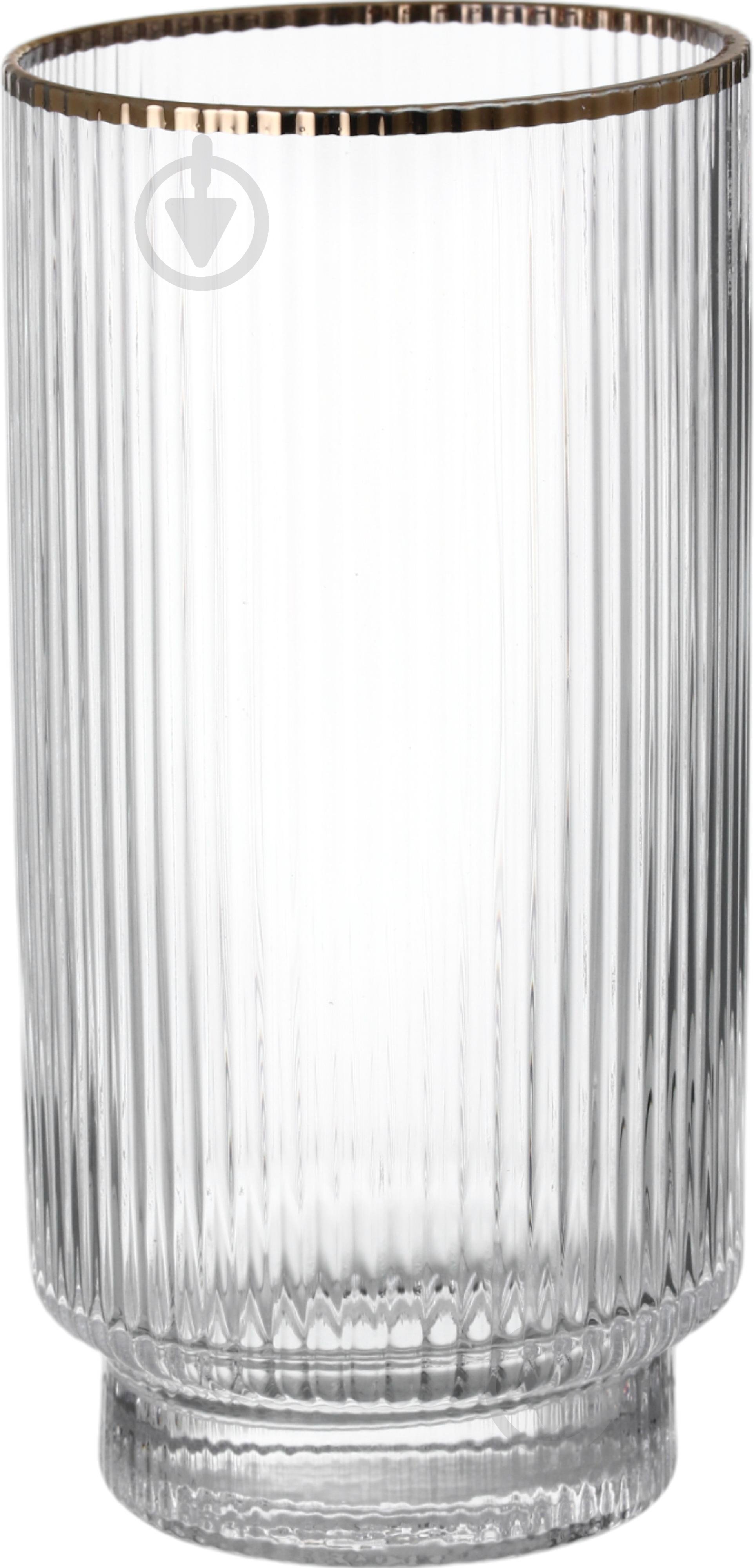 Набір склянок високих Fiora Ripple скло 410 мл 2 шт. - фото 1 Набір склянок високих Fiora Ripple скло 410 мл 2 шт. - фото 1