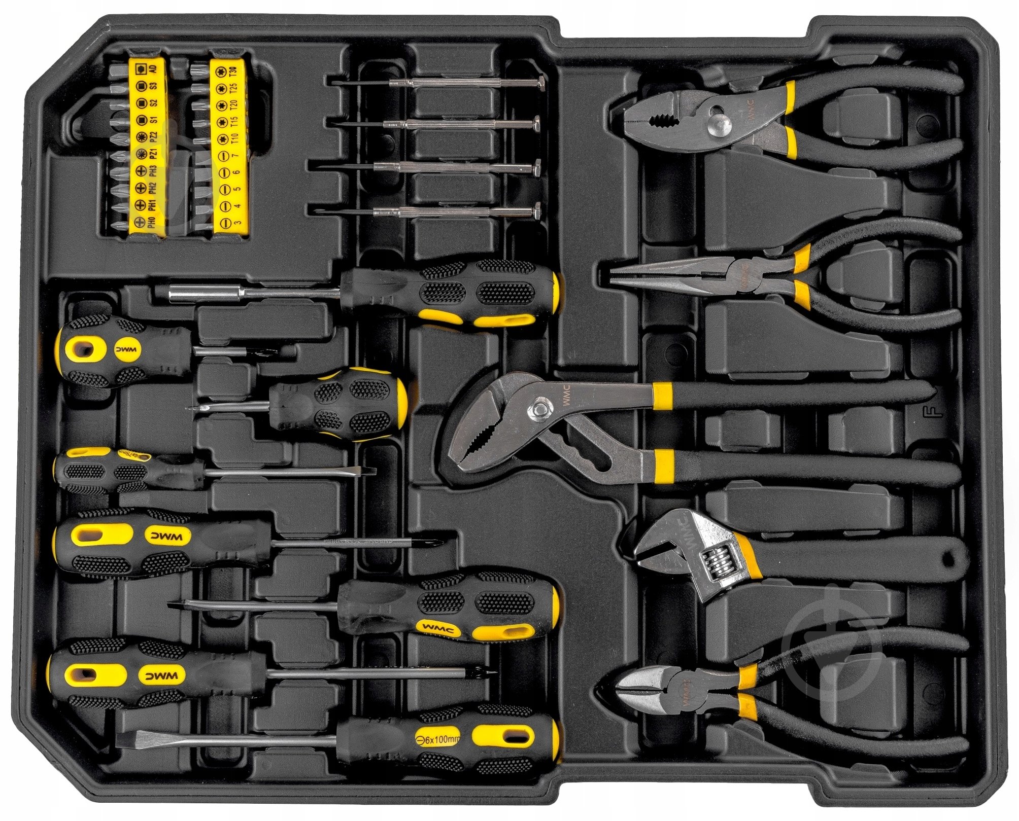Набор ручного инструмента WMC TOOLS 186 шт. WMC186-3 - фото 4