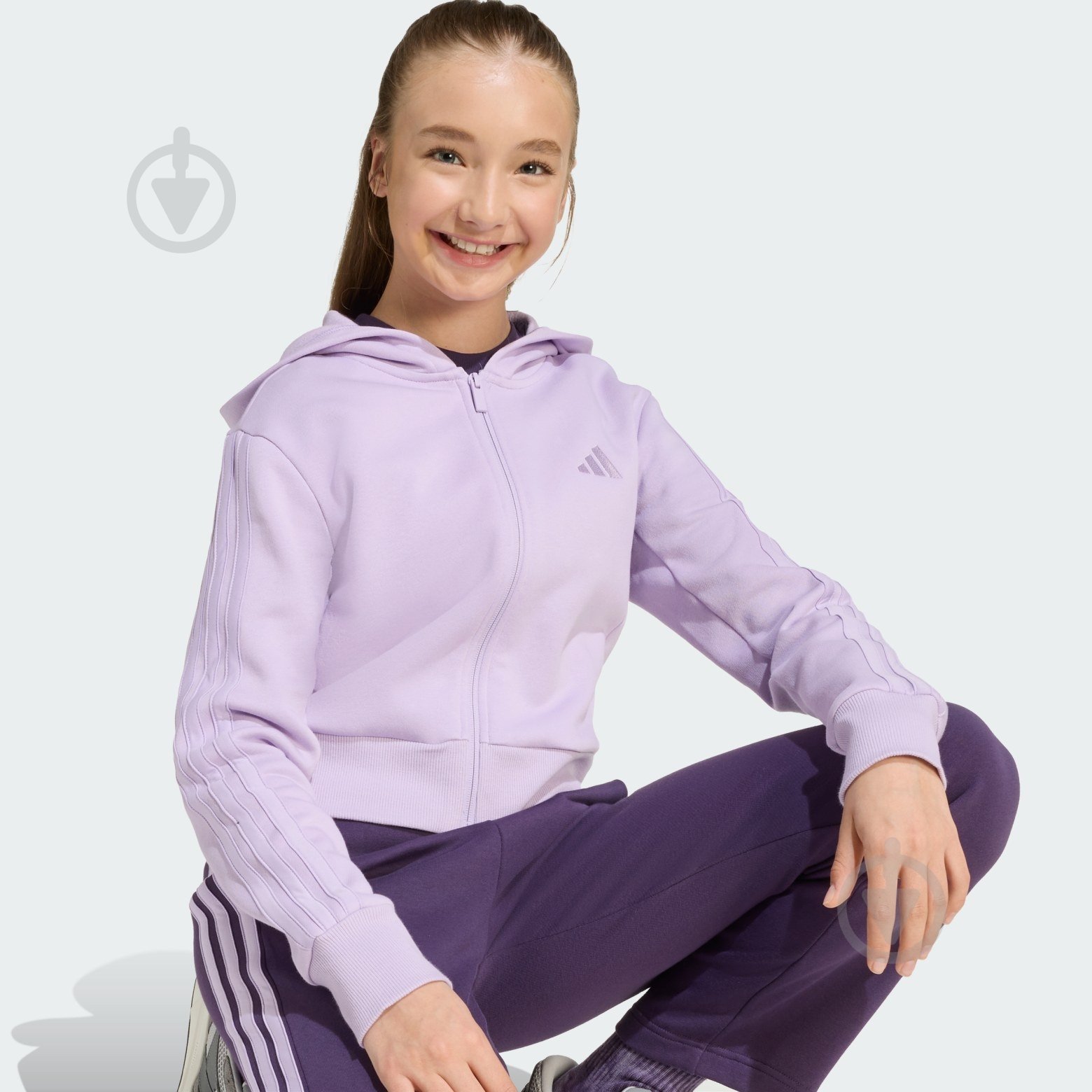 Спортивный костюм Adidas JN2439 р.140 фиолетовый - фото 4