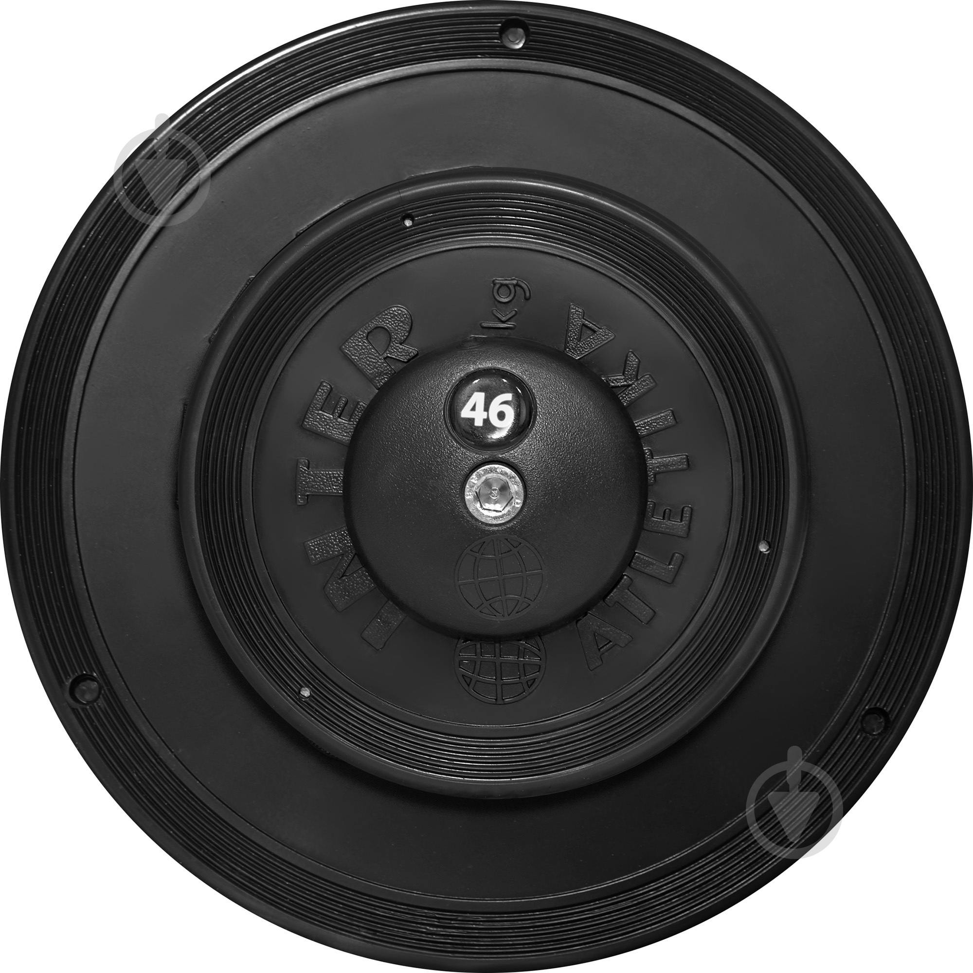 Гантель InterAtletika ST552.46 46 кг черный - фото 2