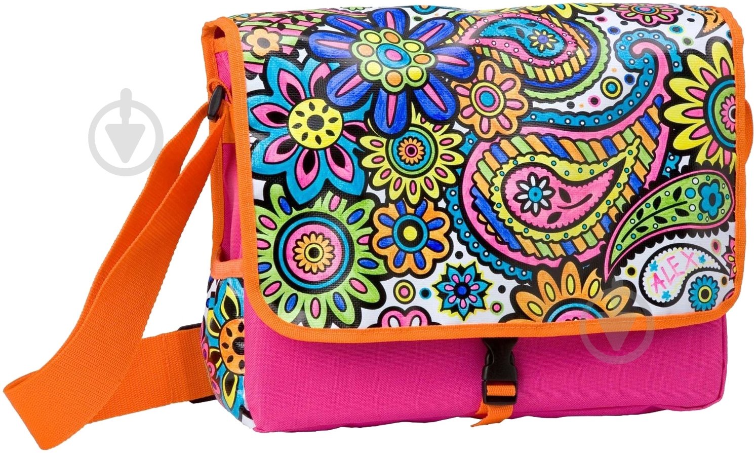 Сумка-раскраска Alex Цветы 509F - фото 1 Сумка-раскраска Alex Цветы 509F - фото 1