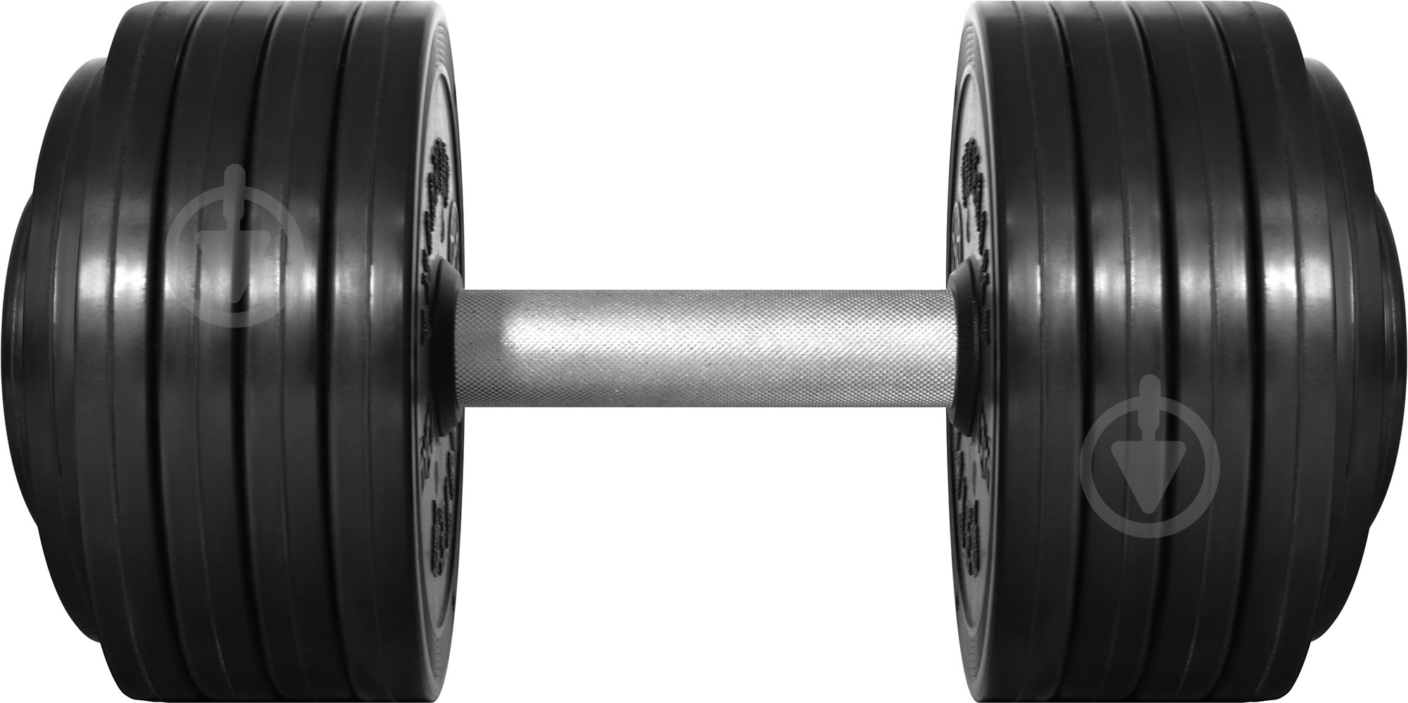 Гантель InterAtletika ST552.48 48 кг черный - фото 2