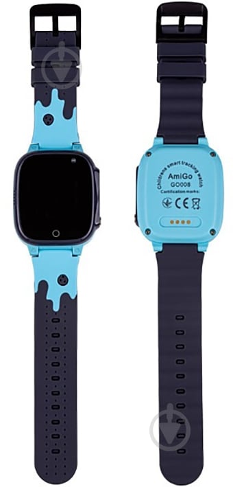 Смарт-часы детские AmiGo GO008 MILKY blue - фото 5 Смарт-часы детские AmiGo GO008 MILKY blue - фото 5