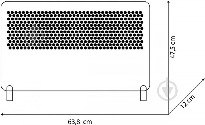 Конвектор электрический Olimpia Splendid CALEO 2 TURBO - фото 3
