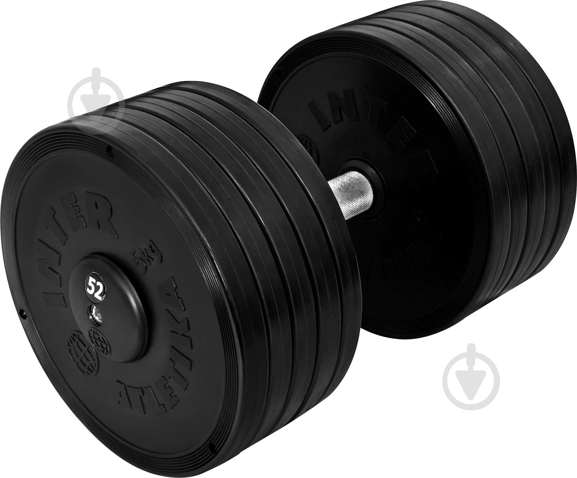 Гантель InterAtletika ST552.52 52 кг черный - фото 1