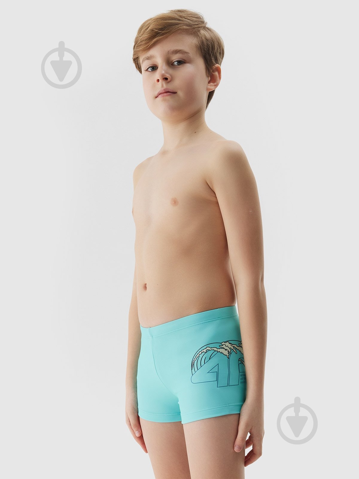 Плавки 4F р. 134/140 бирюзовый - фото 1