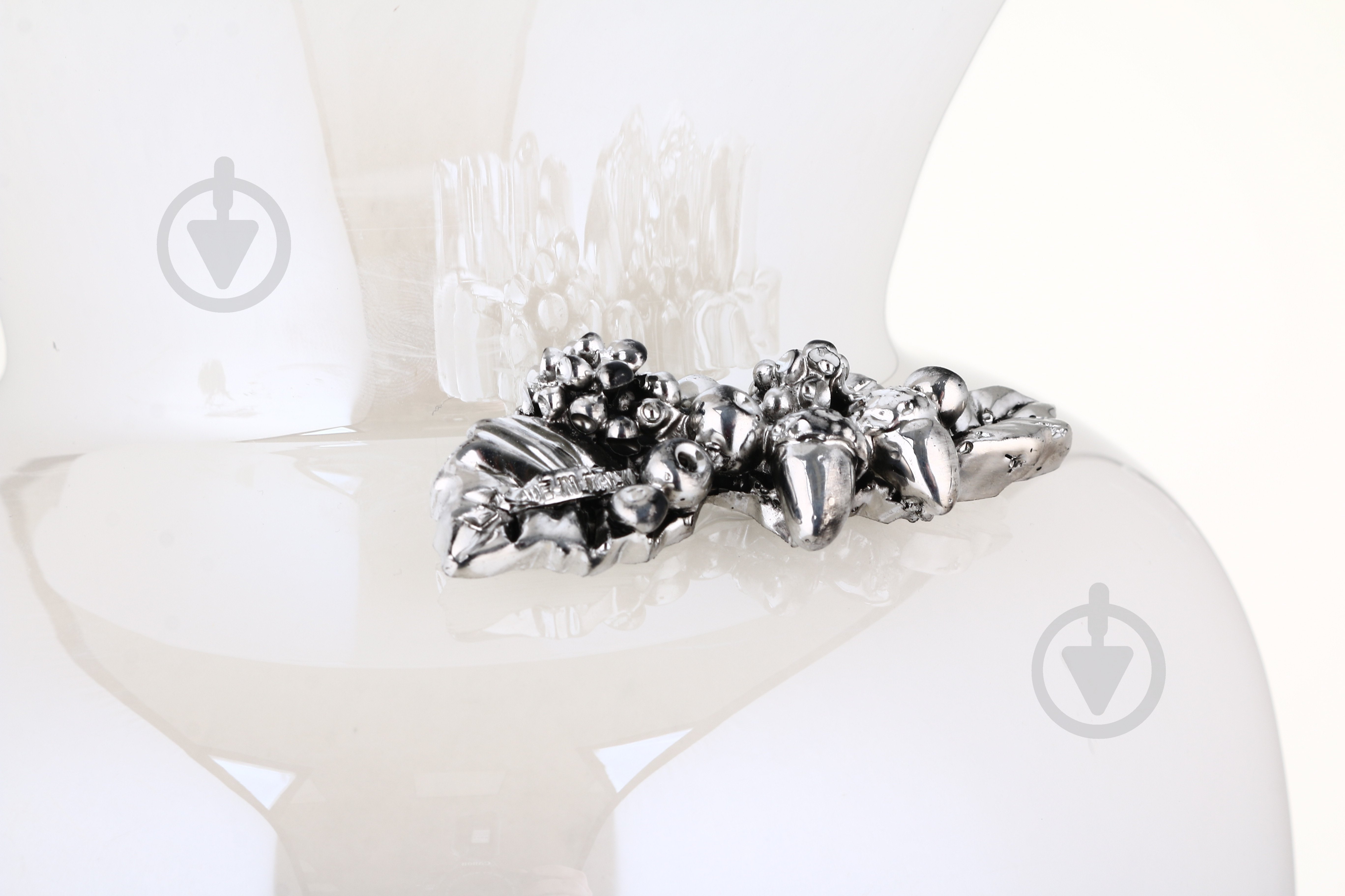 Ваза White cristal Perla 42 см белый VS 2750 - фото 2