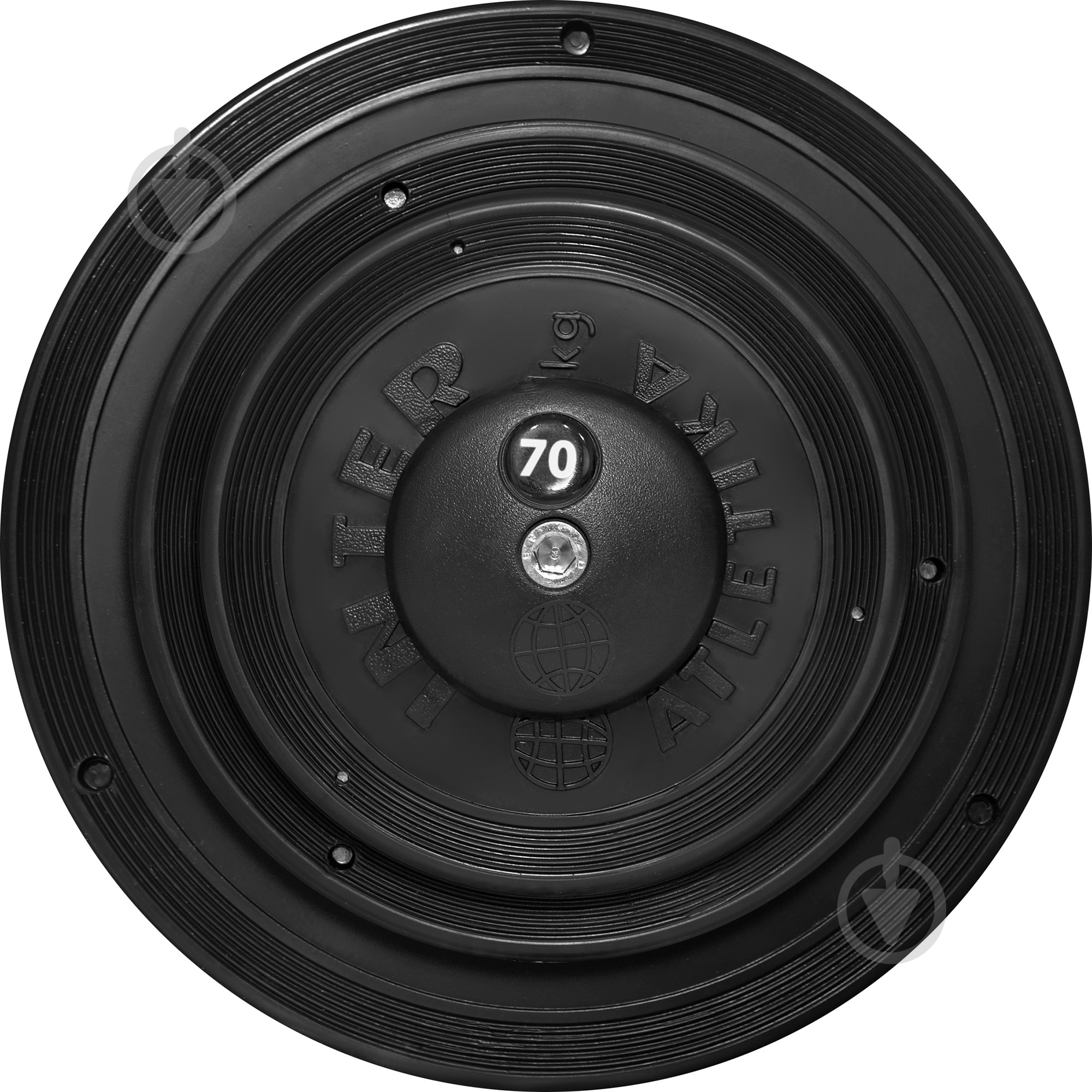 Гантель InterAtletika ST552.70 70 кг черный - фото 2