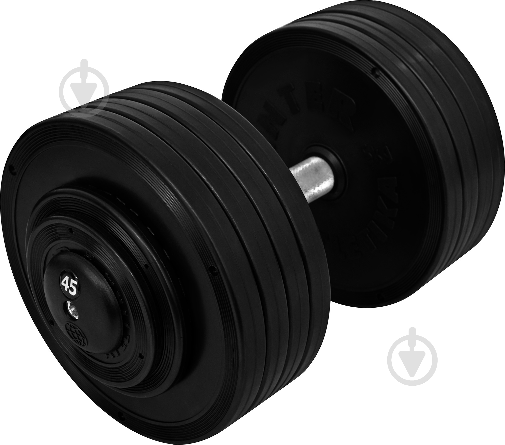 Гантель InterAtletika ST552.45 45 кг черный - фото 1