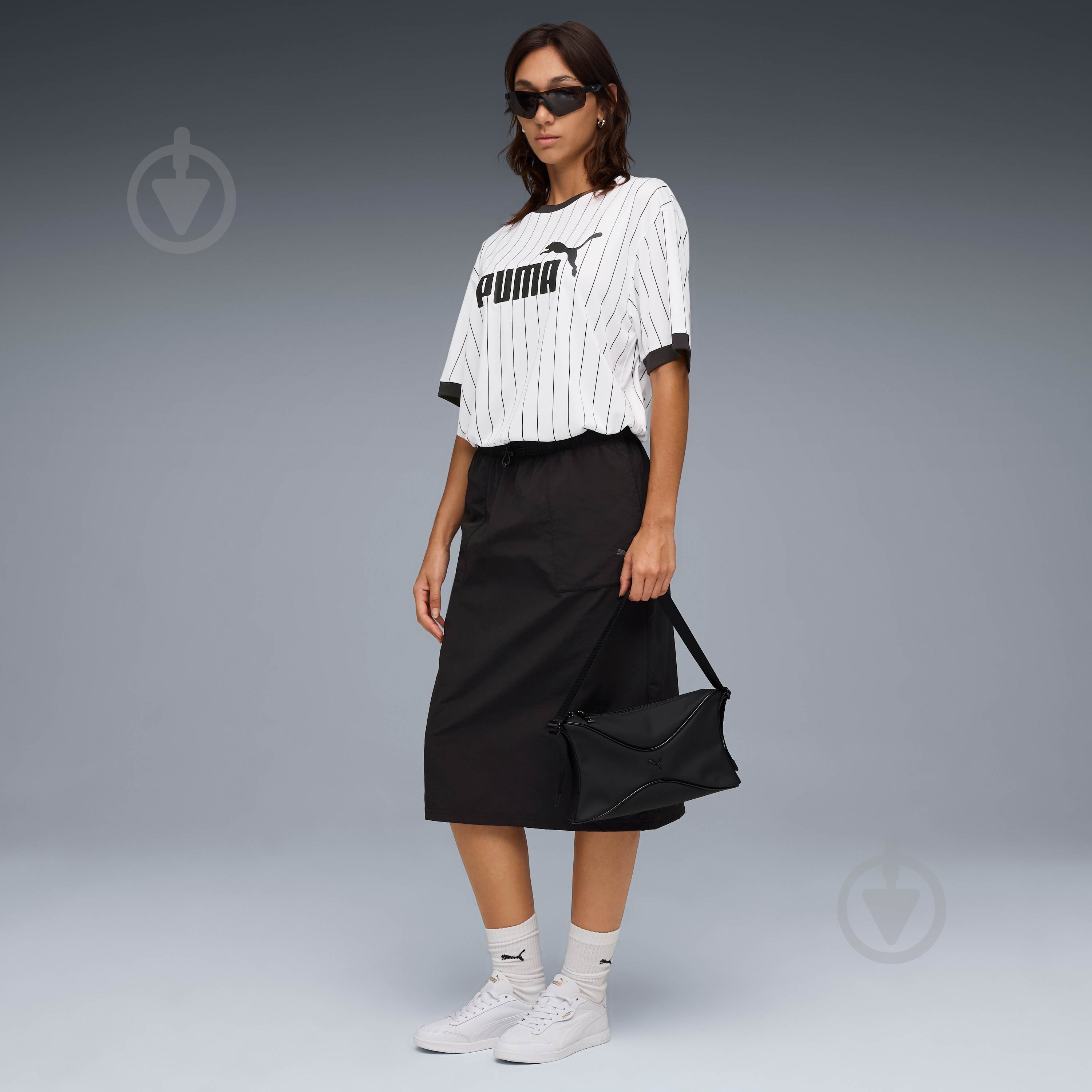 Спідниця Puma HER Comfort Woven High-Waist Skirt 68815501 р.XL чорний - фото 3