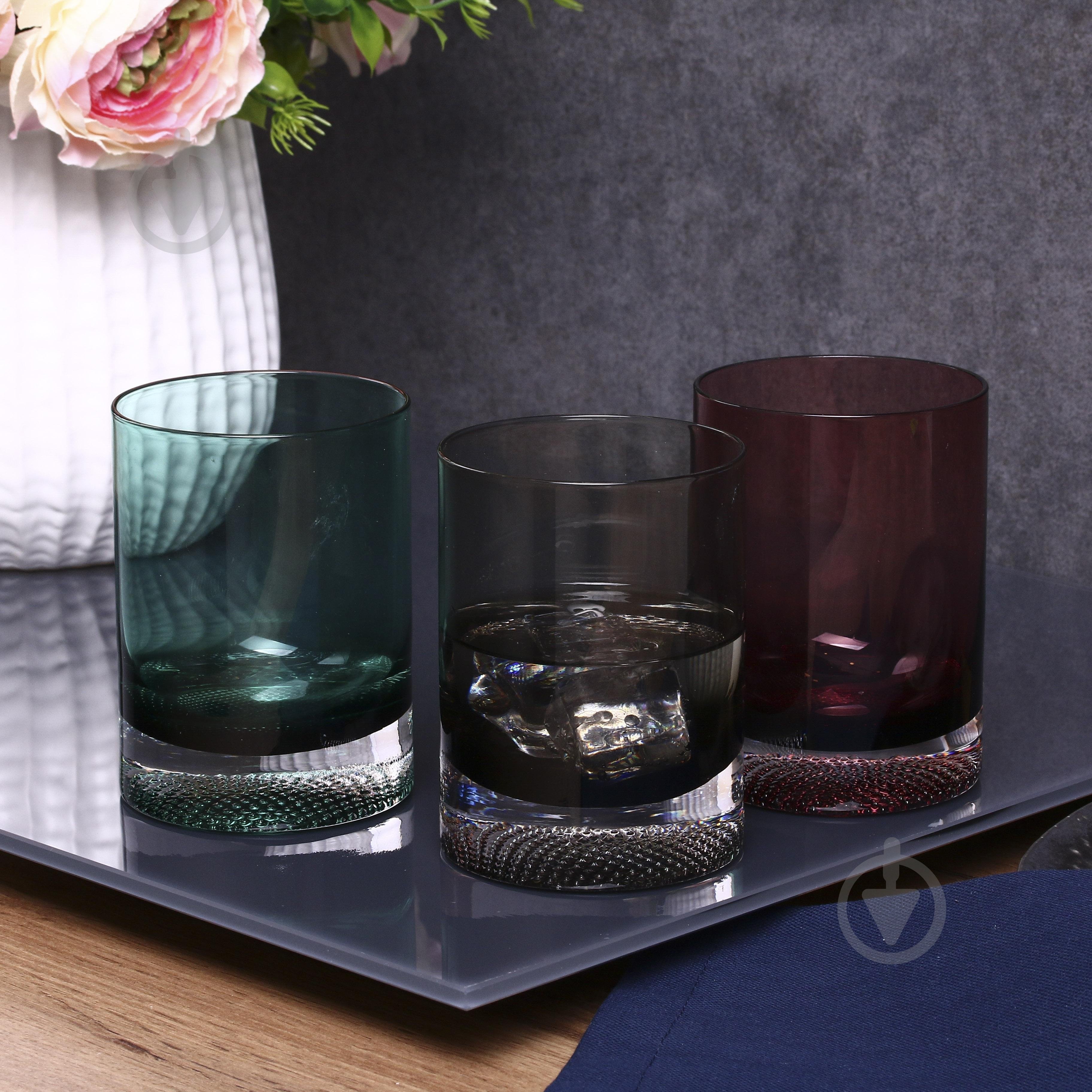 Склянка низька Fiora Scandi Green скло 365 мл 1 шт. - фото 6