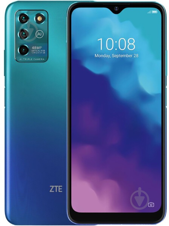 Смартфон ZTE Blade V30 Vita 4/128GB blue (850648) - фото 1
