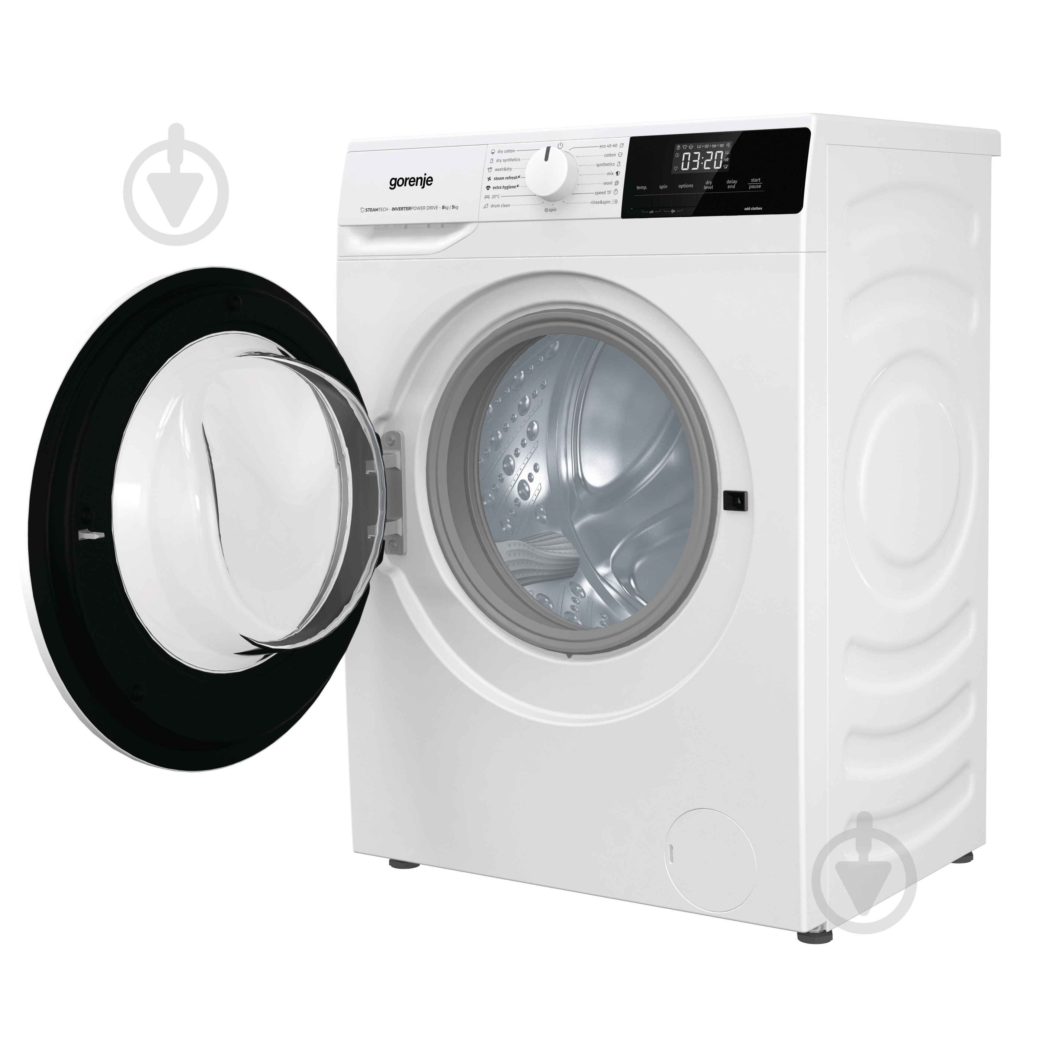 Пральна машина із сушкою Gorenje W3D2A854ADS/UA - фото 11 Пральна машина із сушкою Gorenje W3D2A854ADS/UA - фото 11