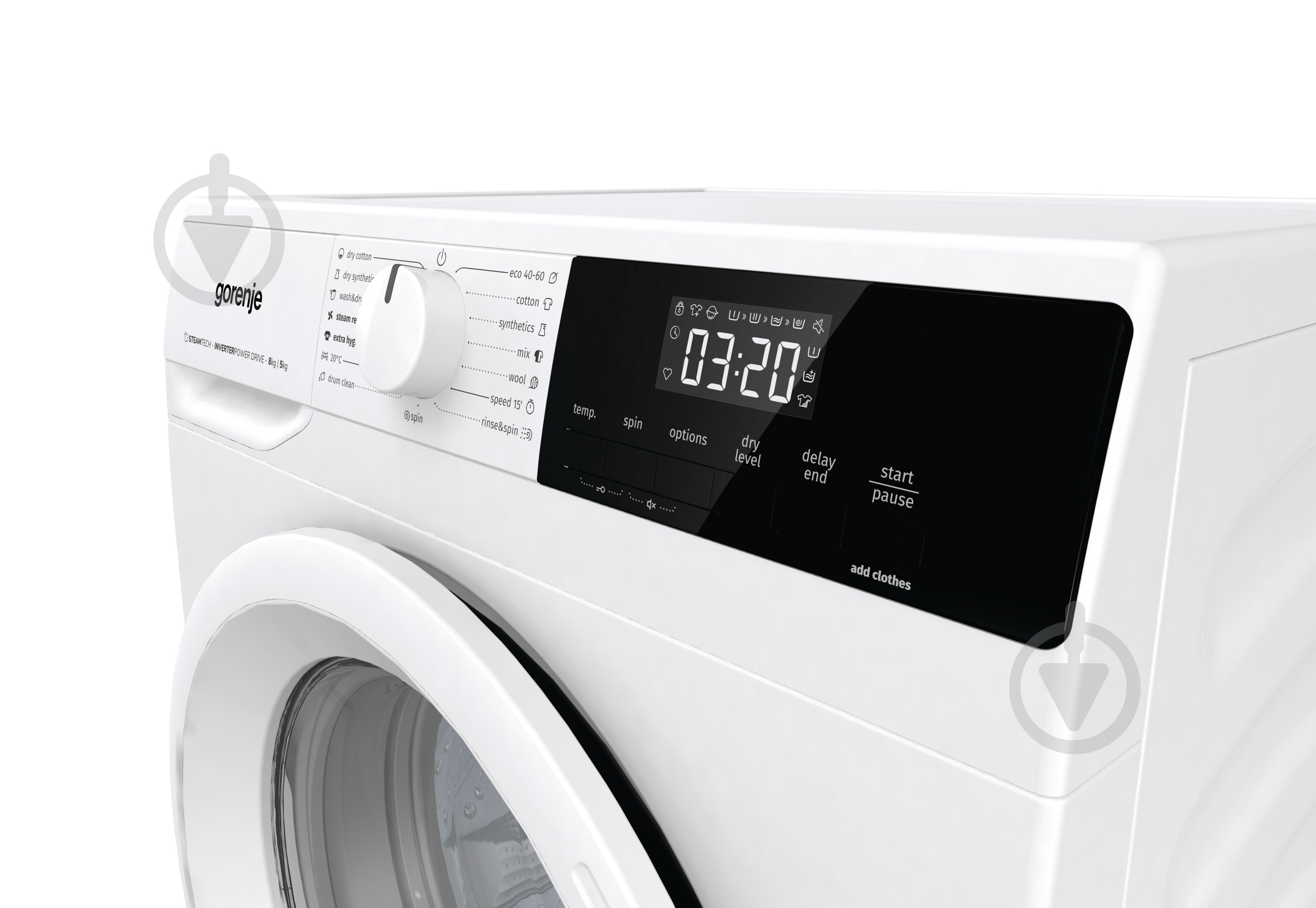 Пральна машина із сушкою Gorenje W3D2A854ADS/UA - фото 16 Пральна машина із сушкою Gorenje W3D2A854ADS/UA - фото 16