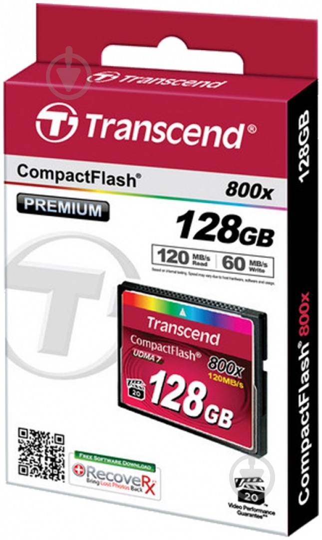 Карта памяти Transcend CF128GB (TS128GCF800) - фото 2